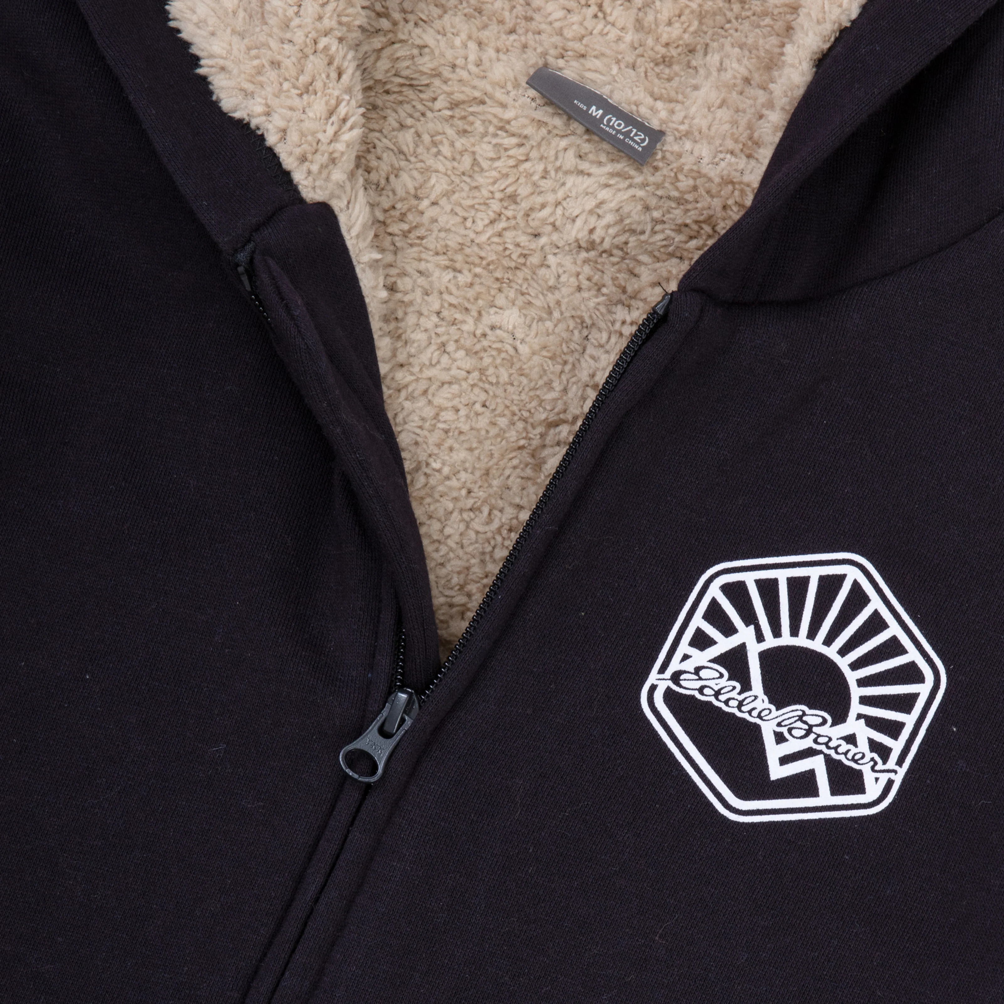 Boys Camp Fleece Faux-Shearling Hoodie - Image 3