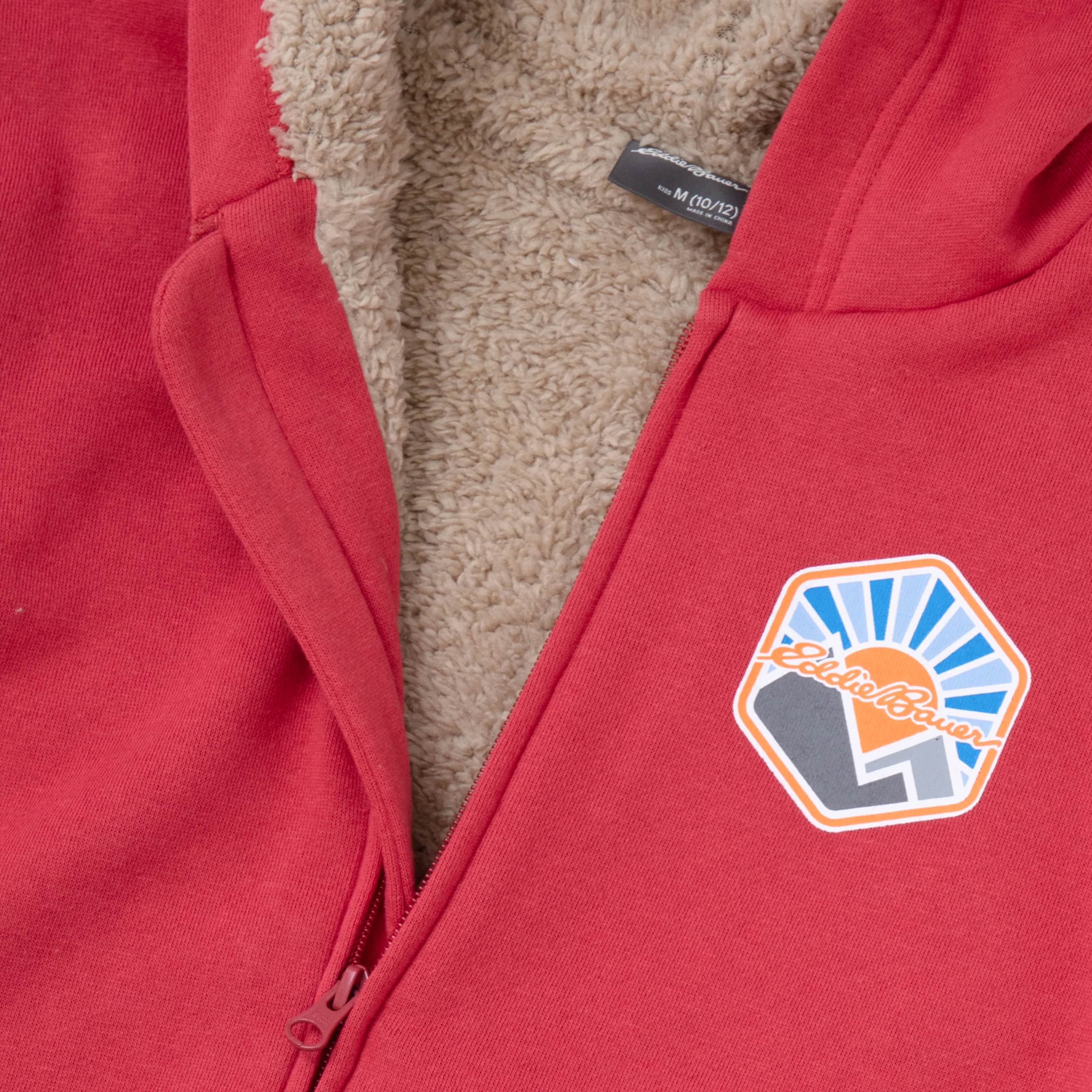 Boys Camp Fleece Faux-Shearling Hoodie - Image 6