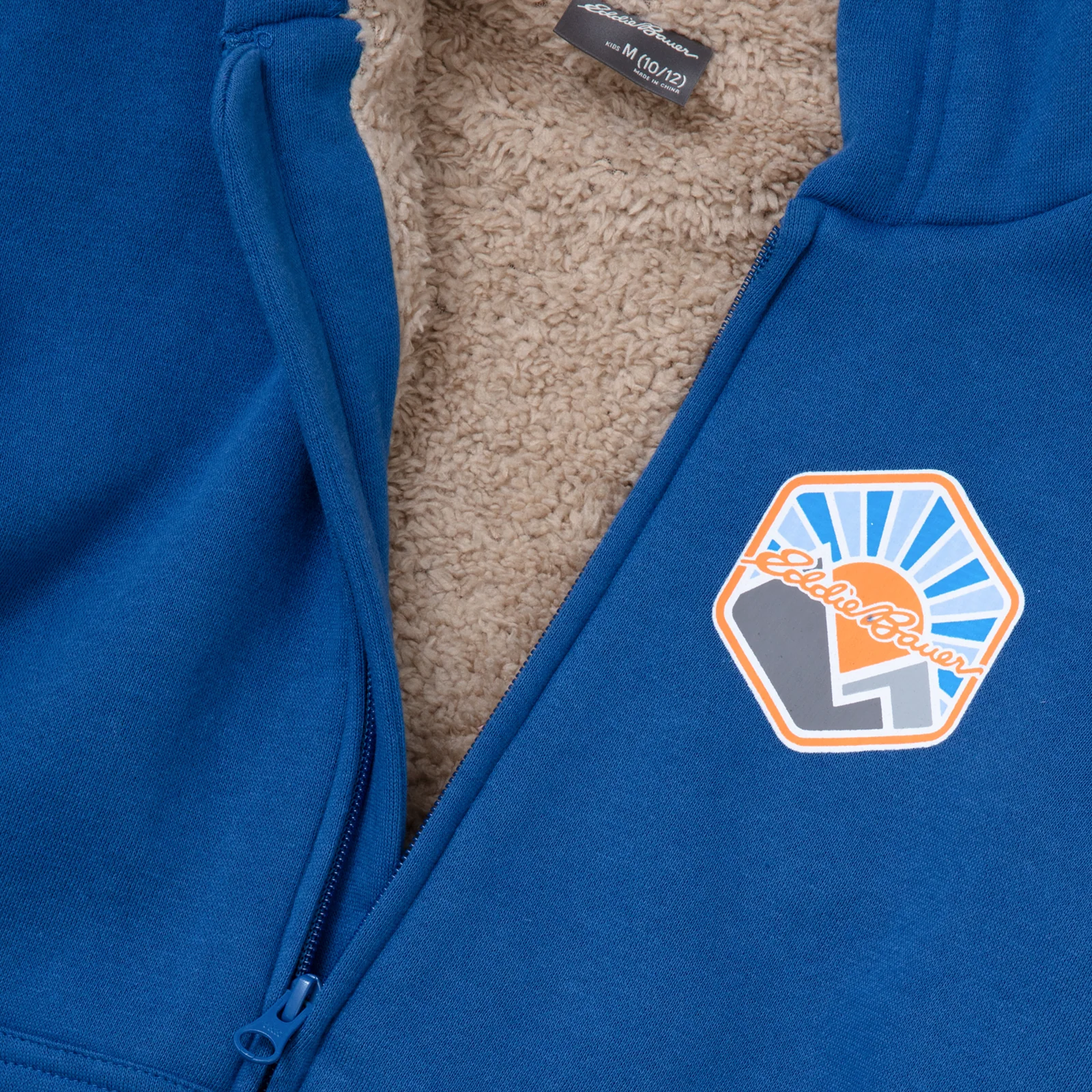 Boys Camp Fleece Faux-Shearling Hoodie - Image 7