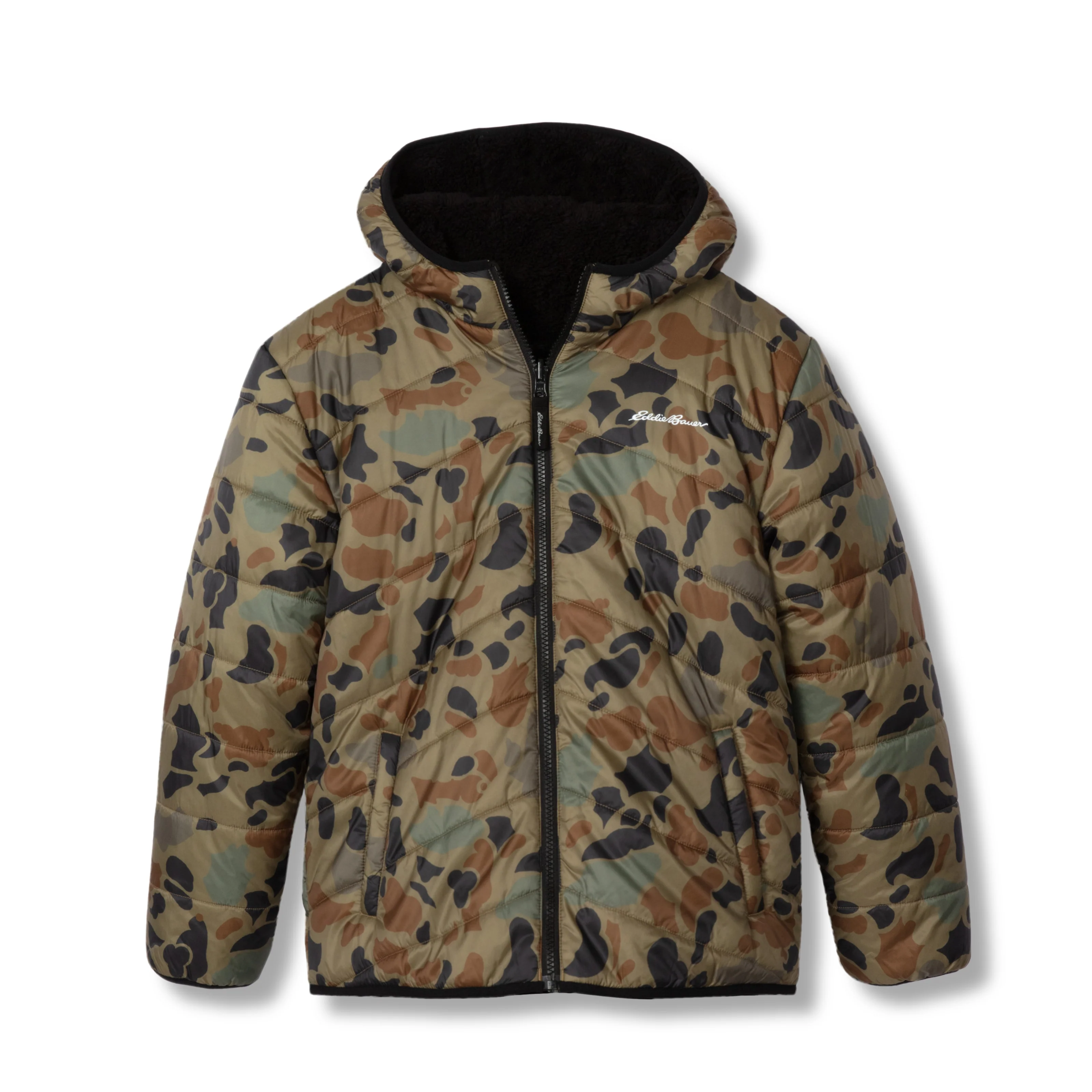 Boys Deer Harbor Reversible Hooded Jacket - Image 26