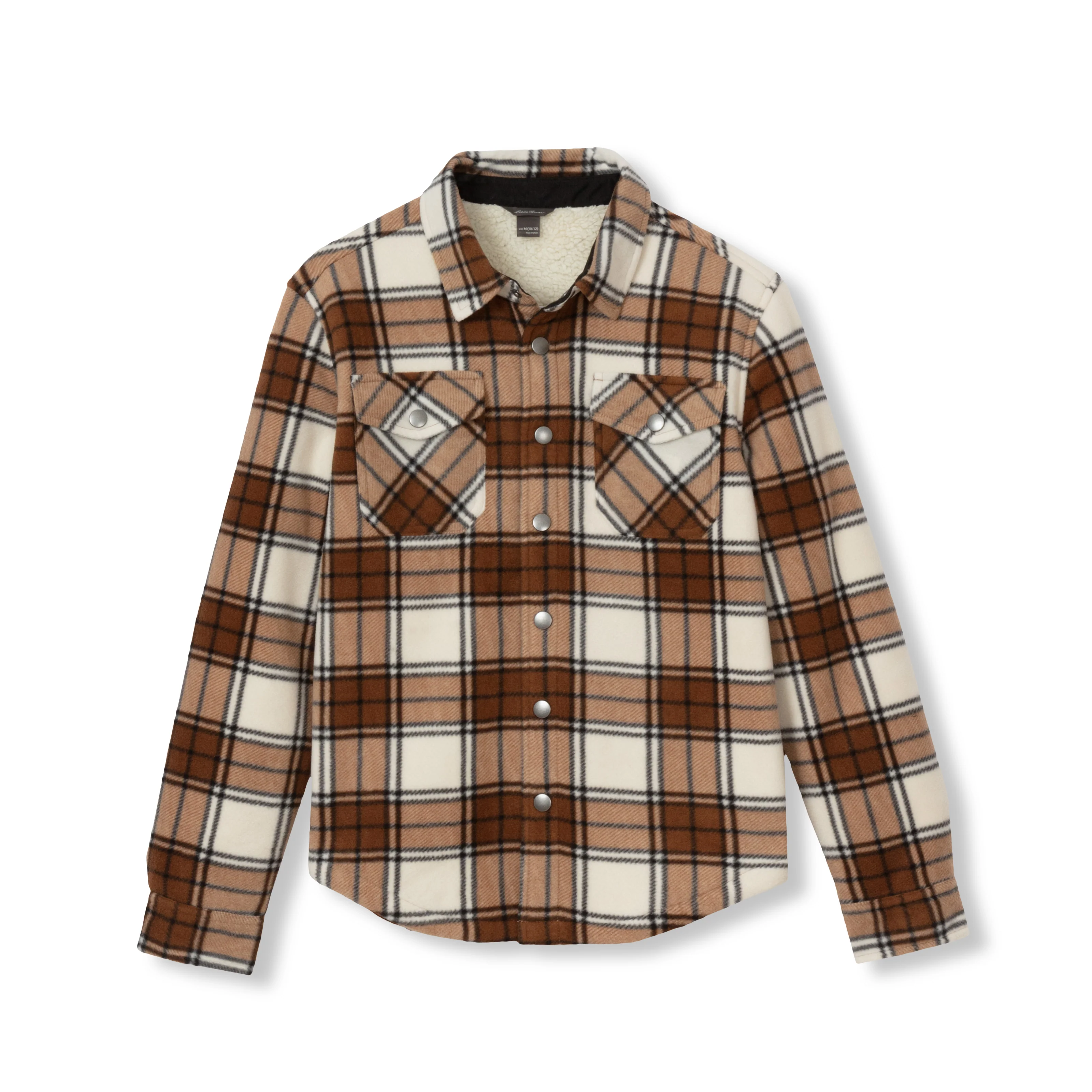 Boys Faux Shearling-Lined Shirt Jacket - Image 7