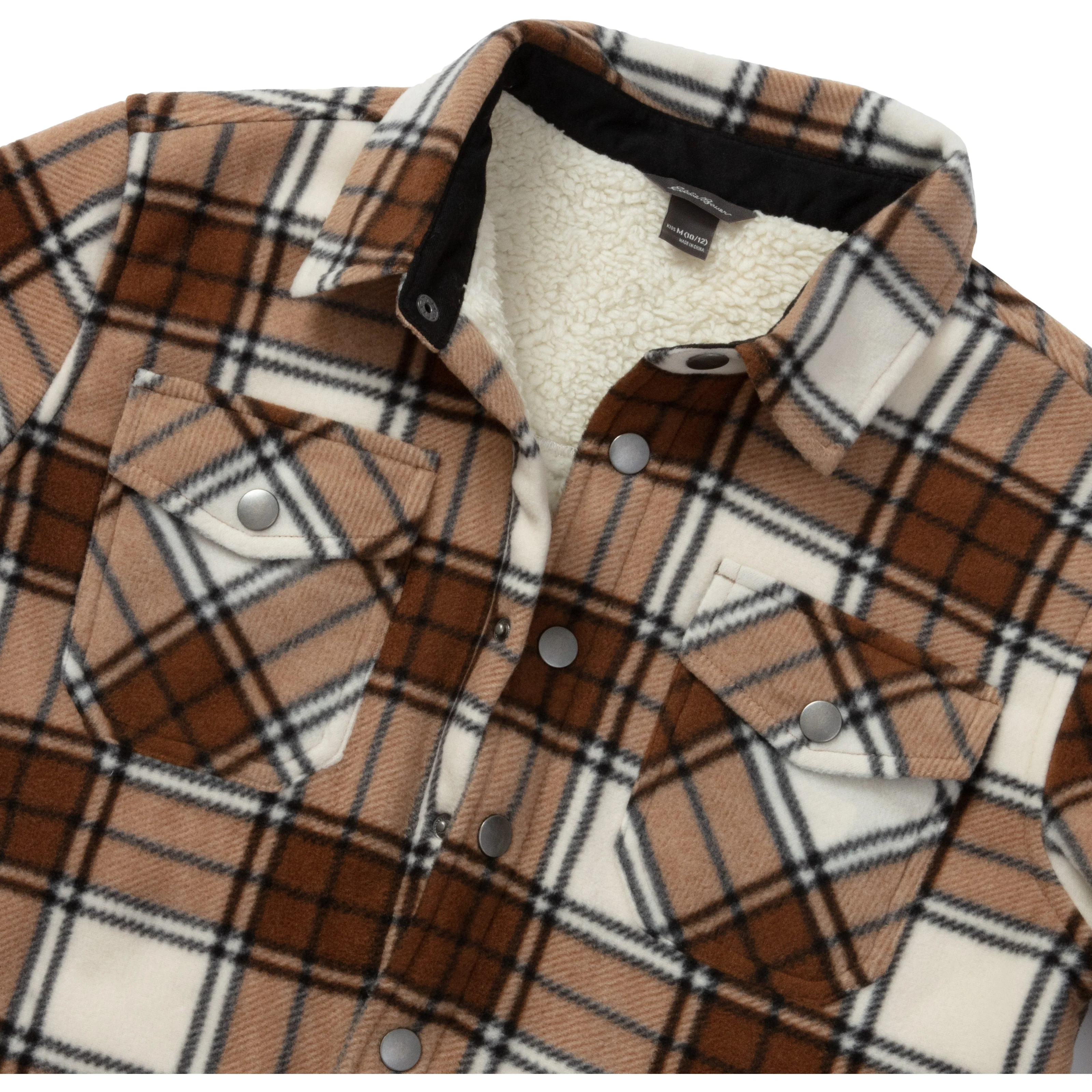 Boys Faux Shearling-Lined Shirt Jacket - Image 9