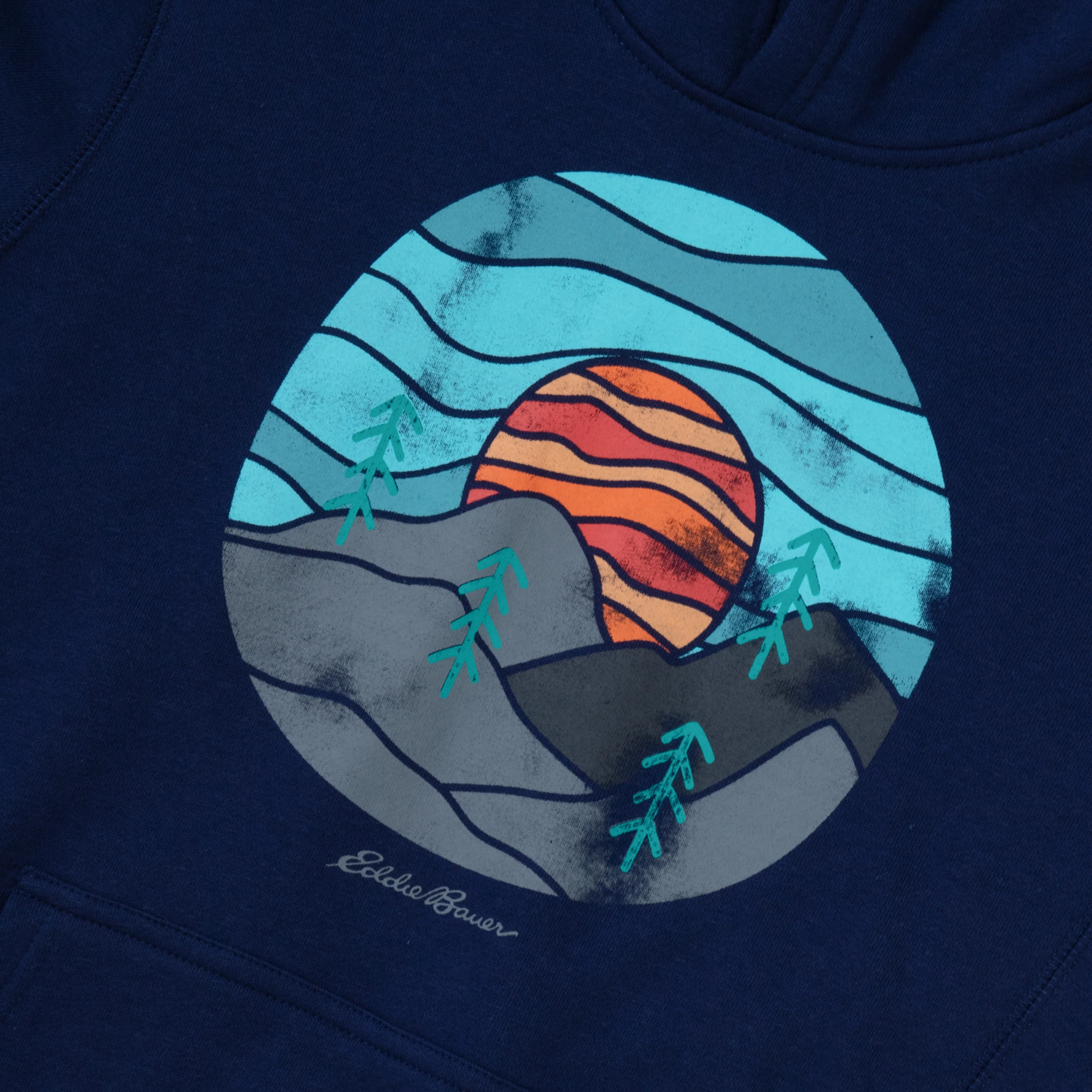 Boys Graphic Camp Fleece Hoodie - Image 3