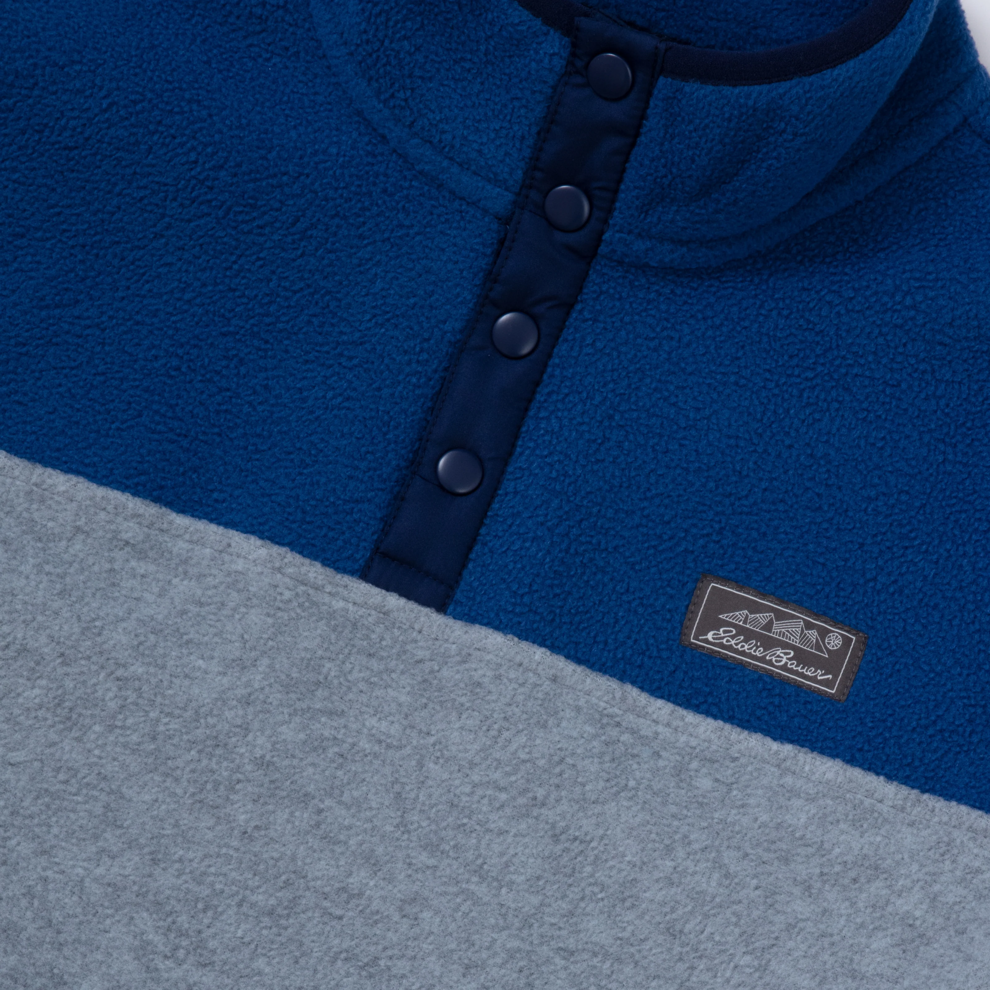 Boys Quest Fleece Snap Neck - Image 4
