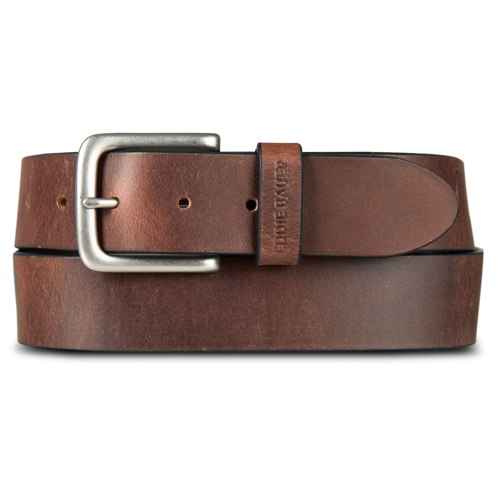 Bridle Leather Belt With Nickel Finish Buckle - Image 7