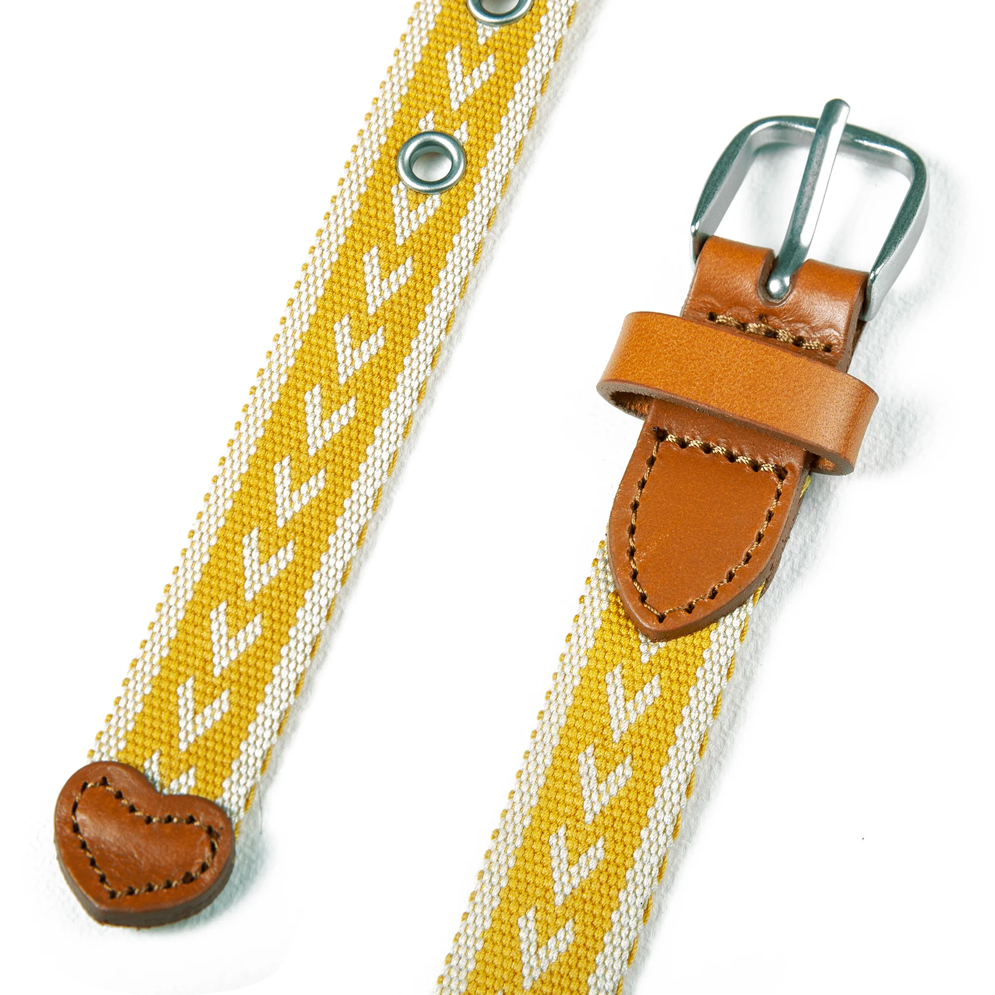 Cascade Woven Belt With Metal Buckle - Image 8