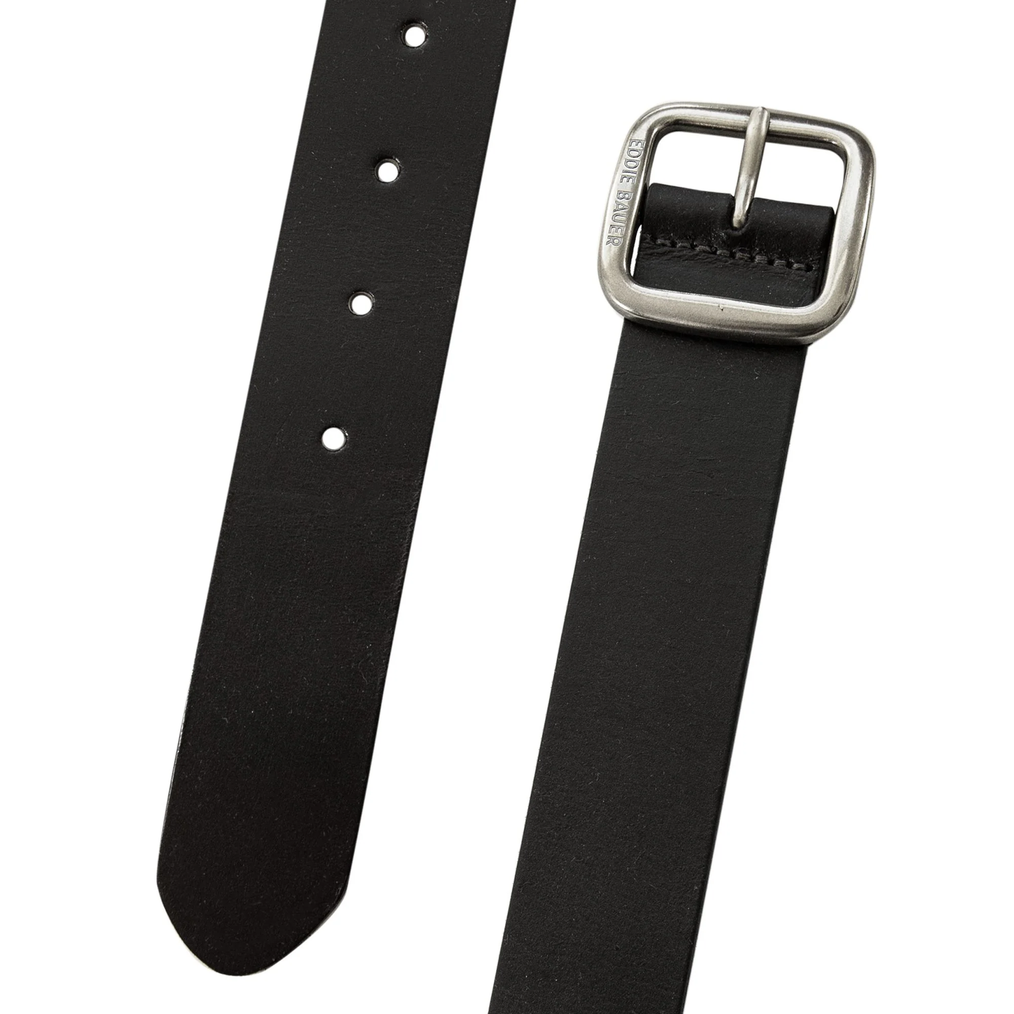 Center Bar Leather Jean Belt - Image 4