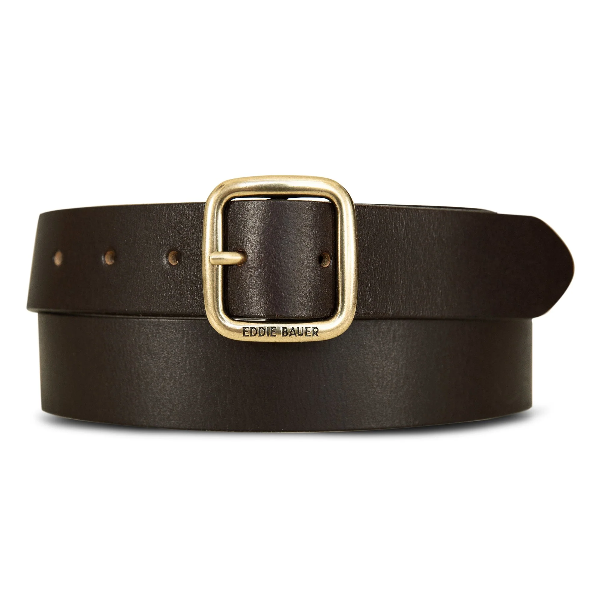 Center Bar Leather Jean Belt - Image 6