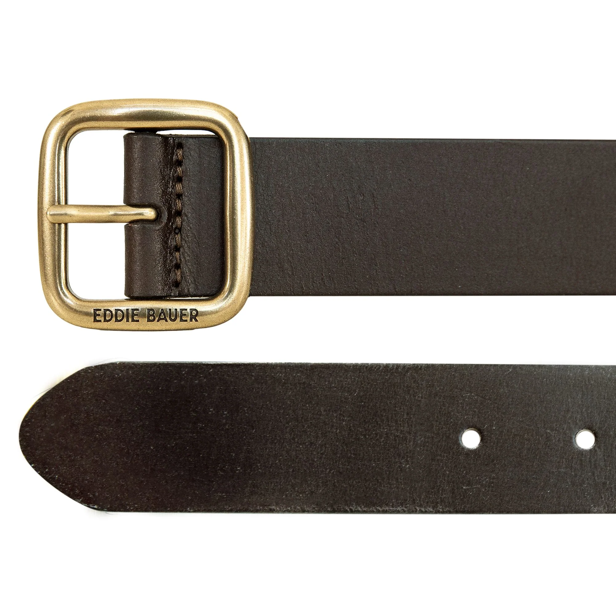 Center Bar Leather Jean Belt - Image 7