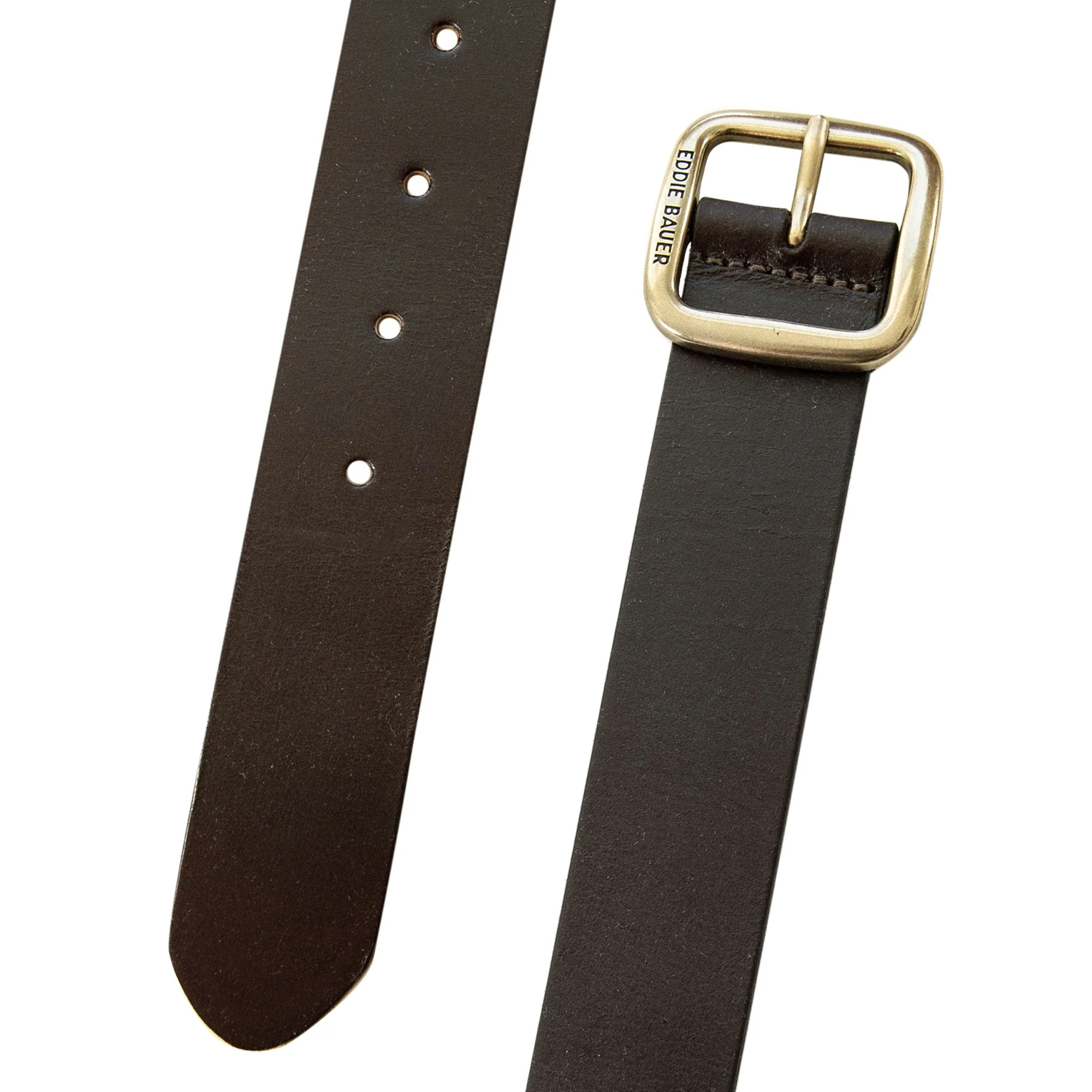 Center Bar Leather Jean Belt - Image 9