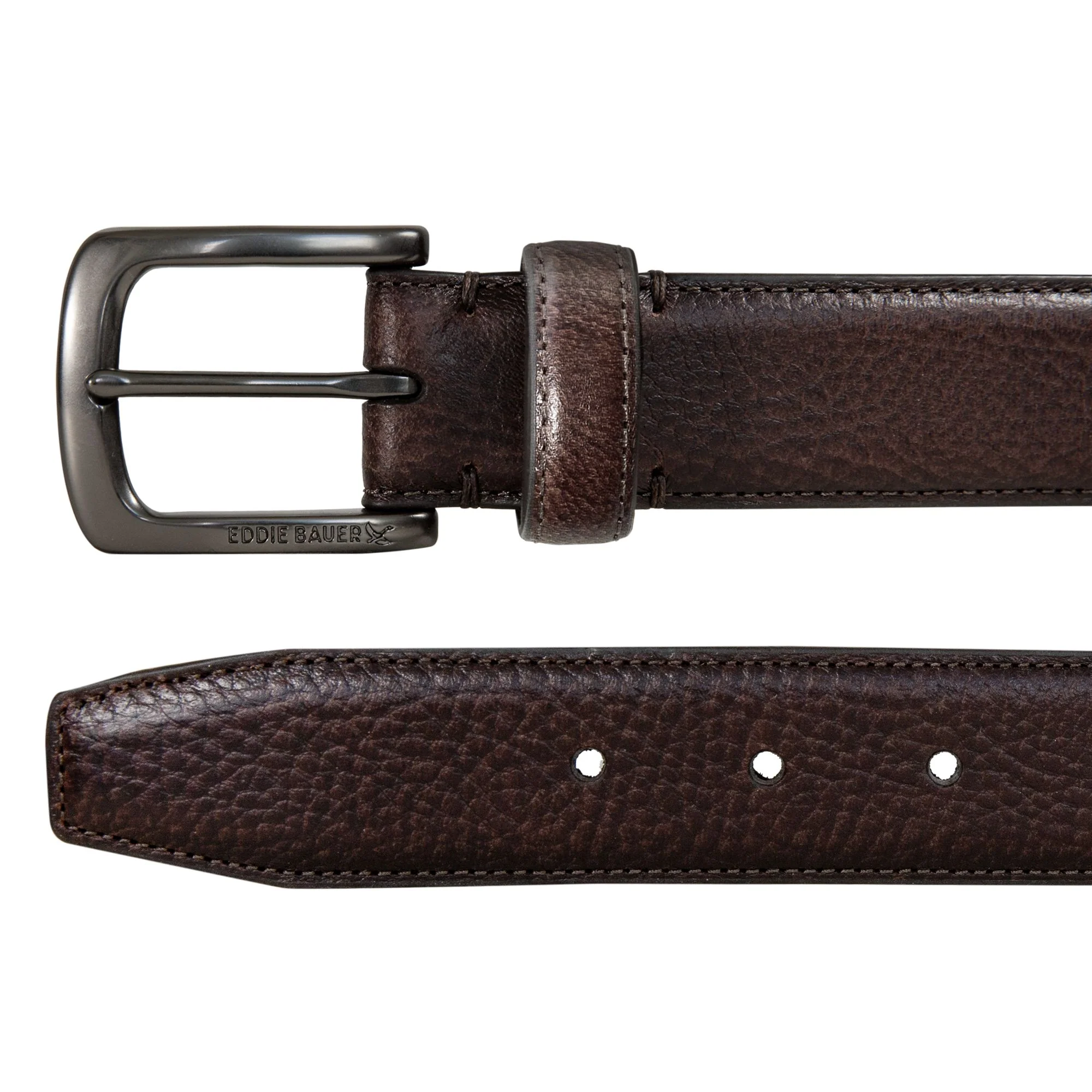 Classic Feather Edge Leather Belt - Image 7