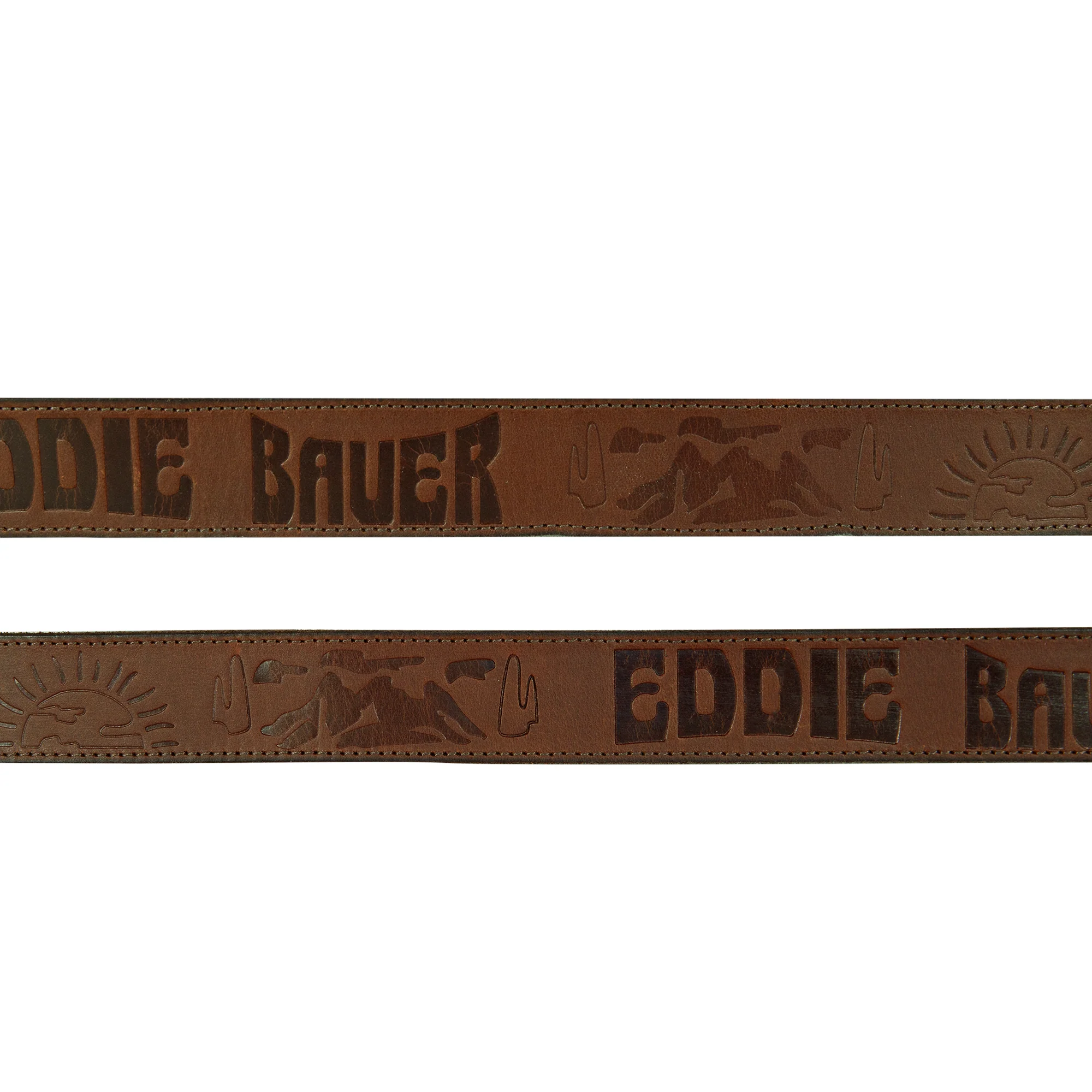 Debossed Eddie Bauer Logo Leather Belt - Image 2