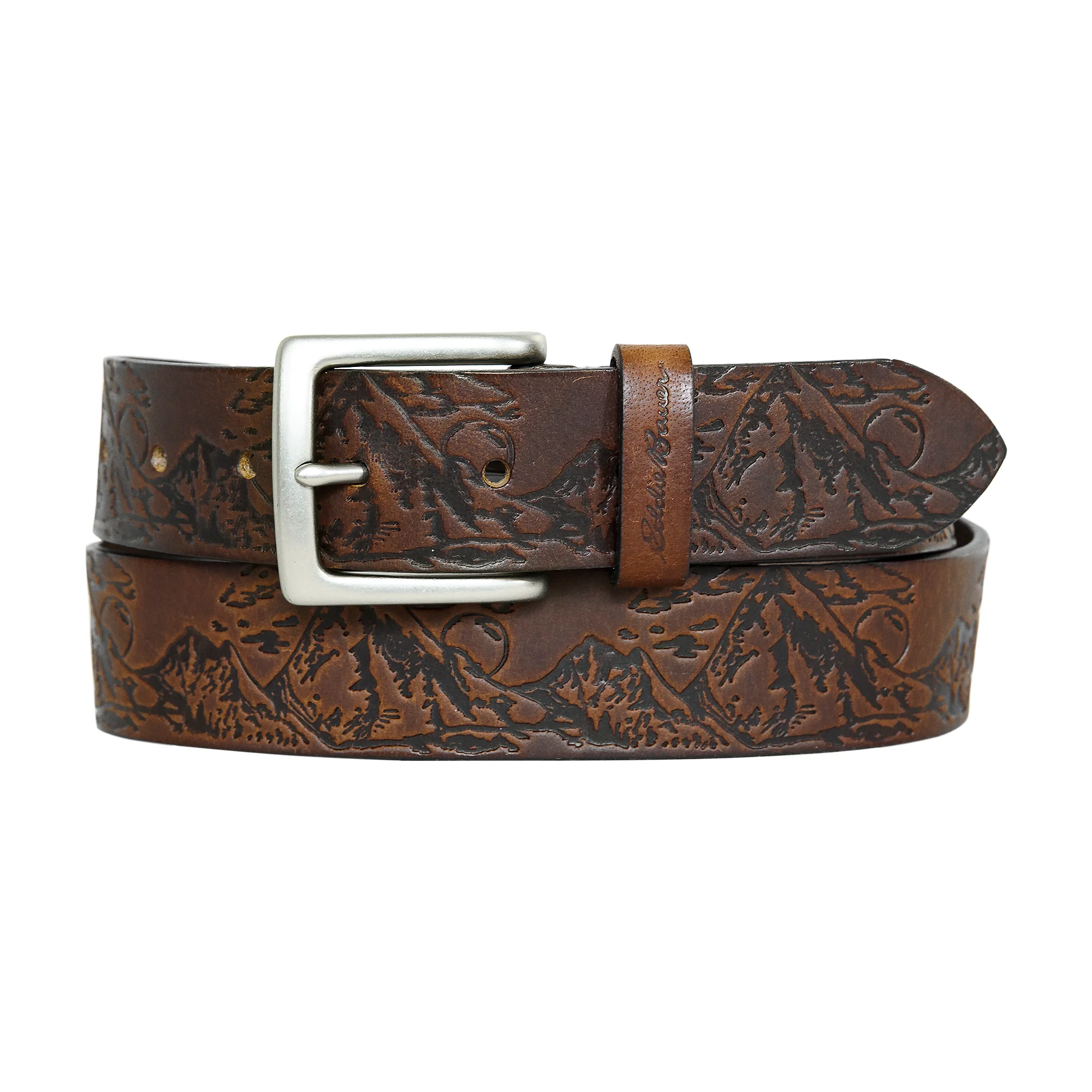 Debossed Live Your Adventure Leather Belt - Image 6