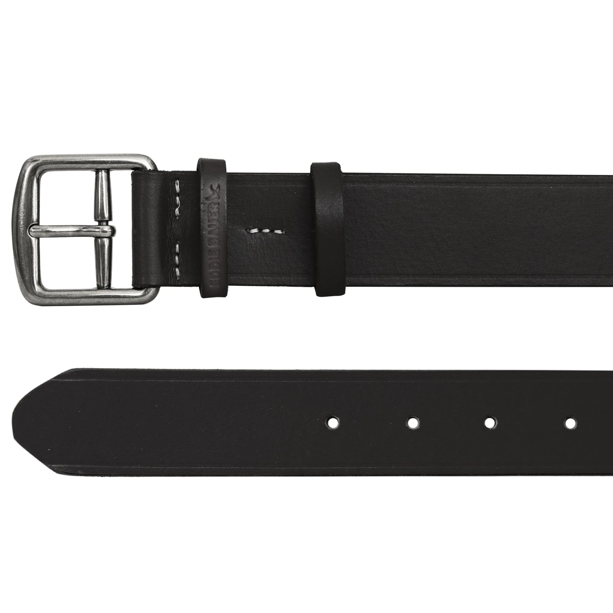 Double Keeper Leather Jean Belt - Image 2