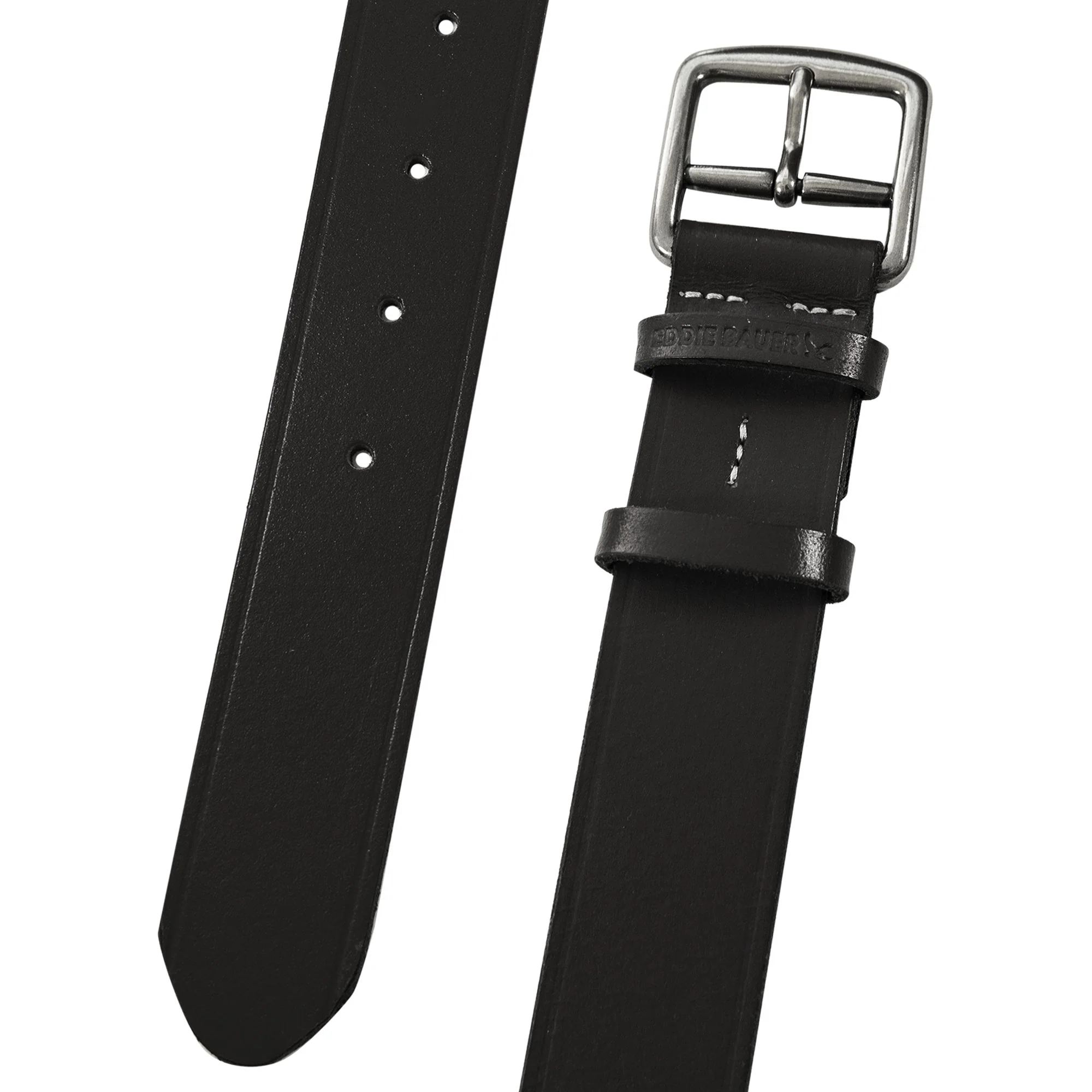 Double Keeper Leather Jean Belt - Image 4