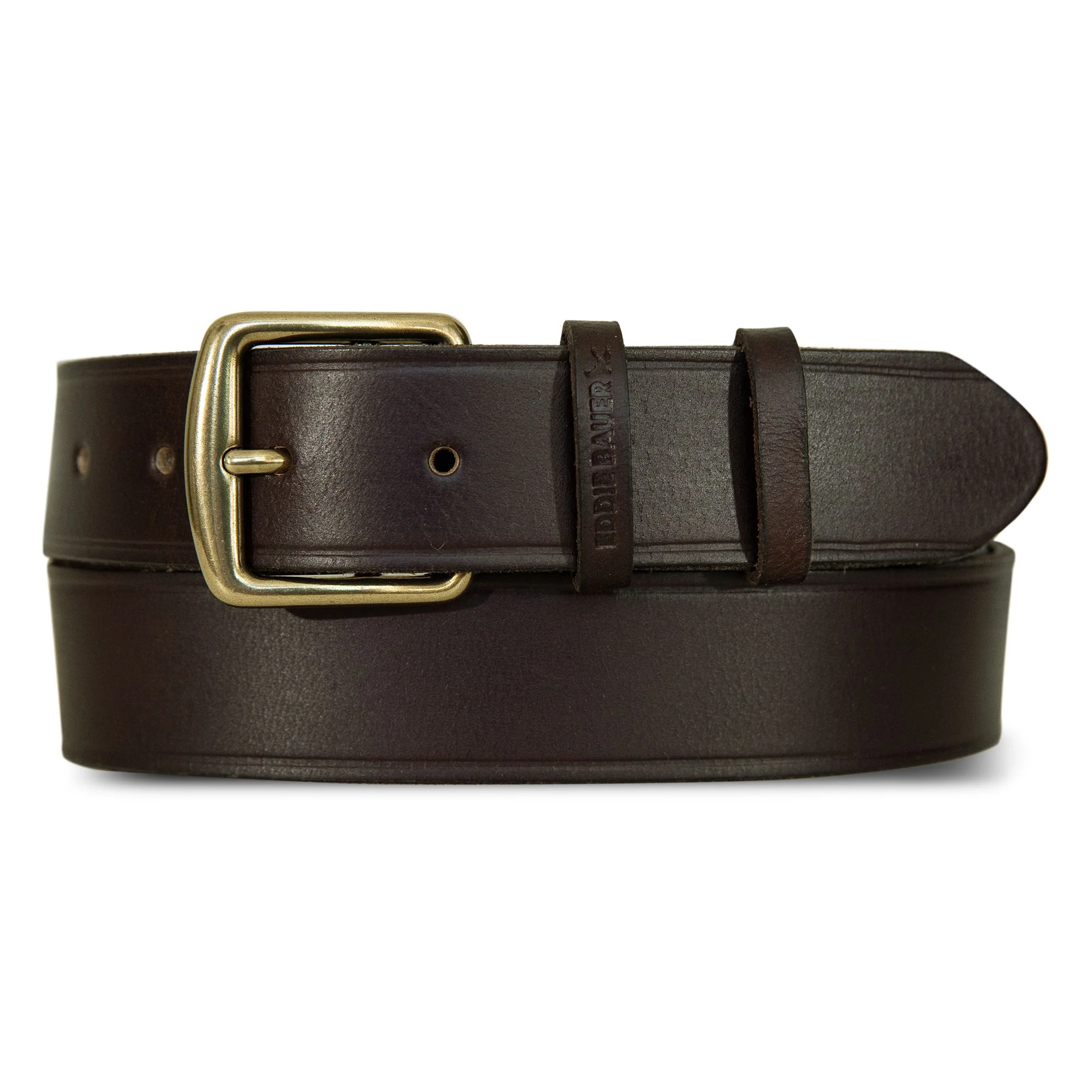 Double Keeper Leather Jean Belt - Image 6