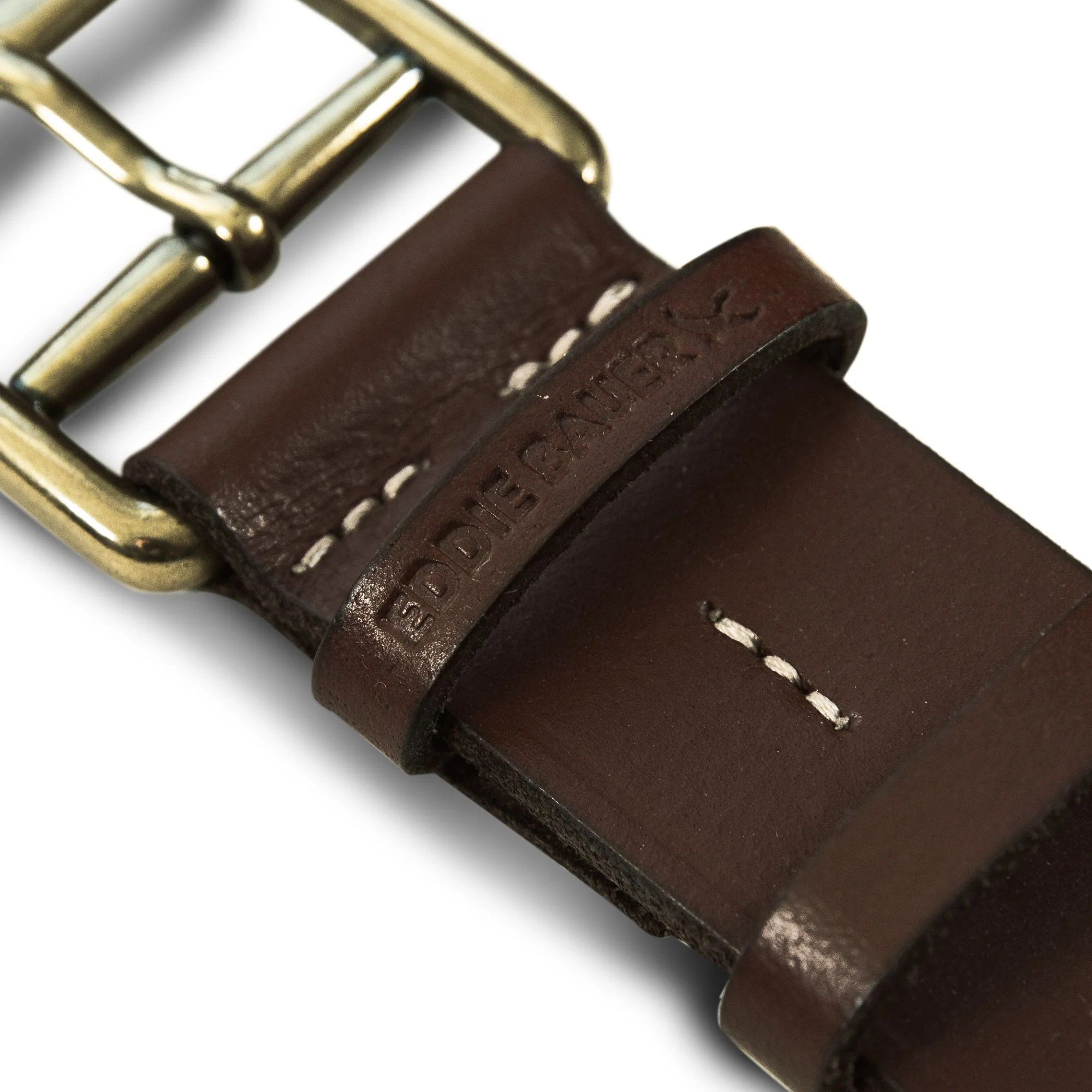 Double Keeper Leather Jean Belt - Image 8