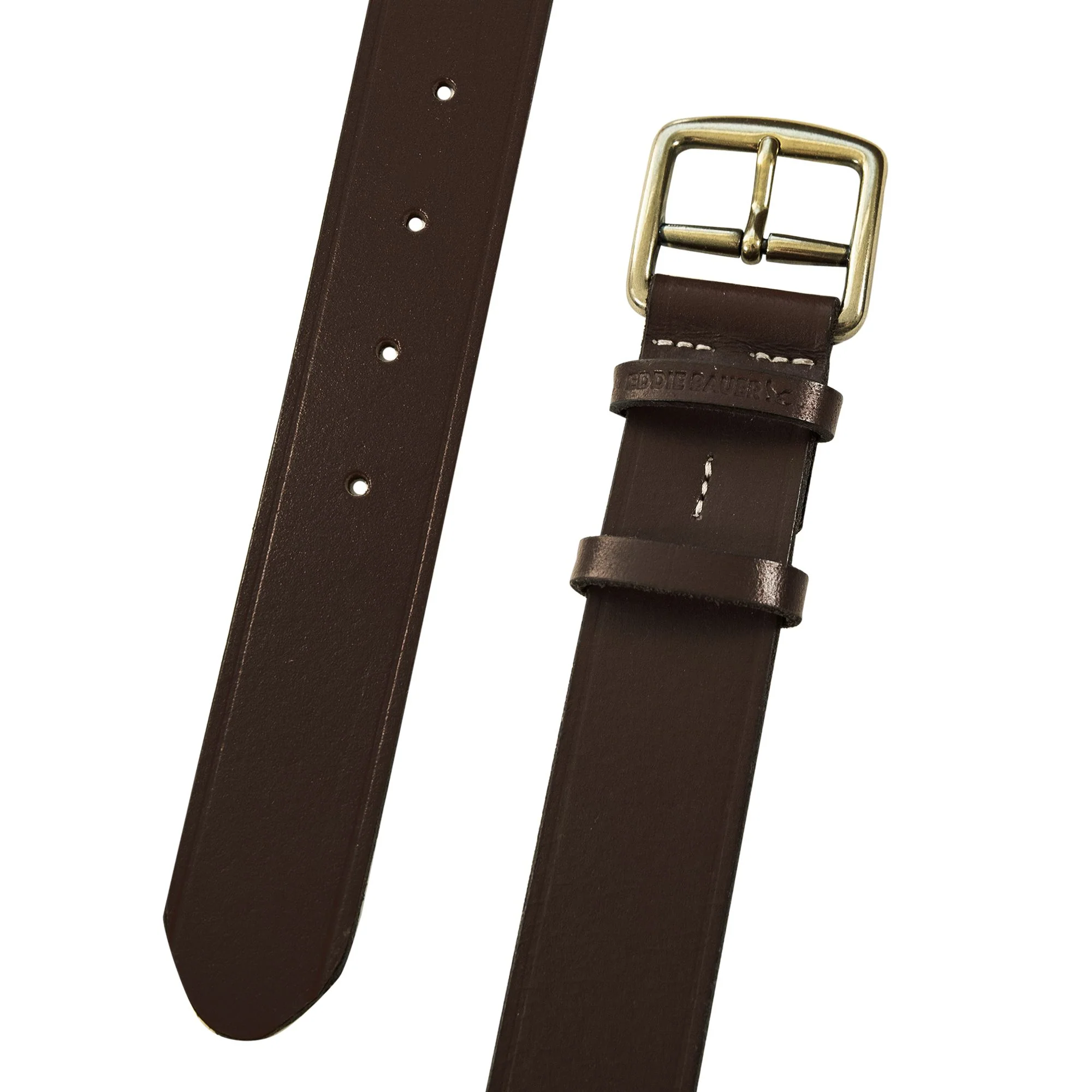 Double Keeper Leather Jean Belt - Image 9