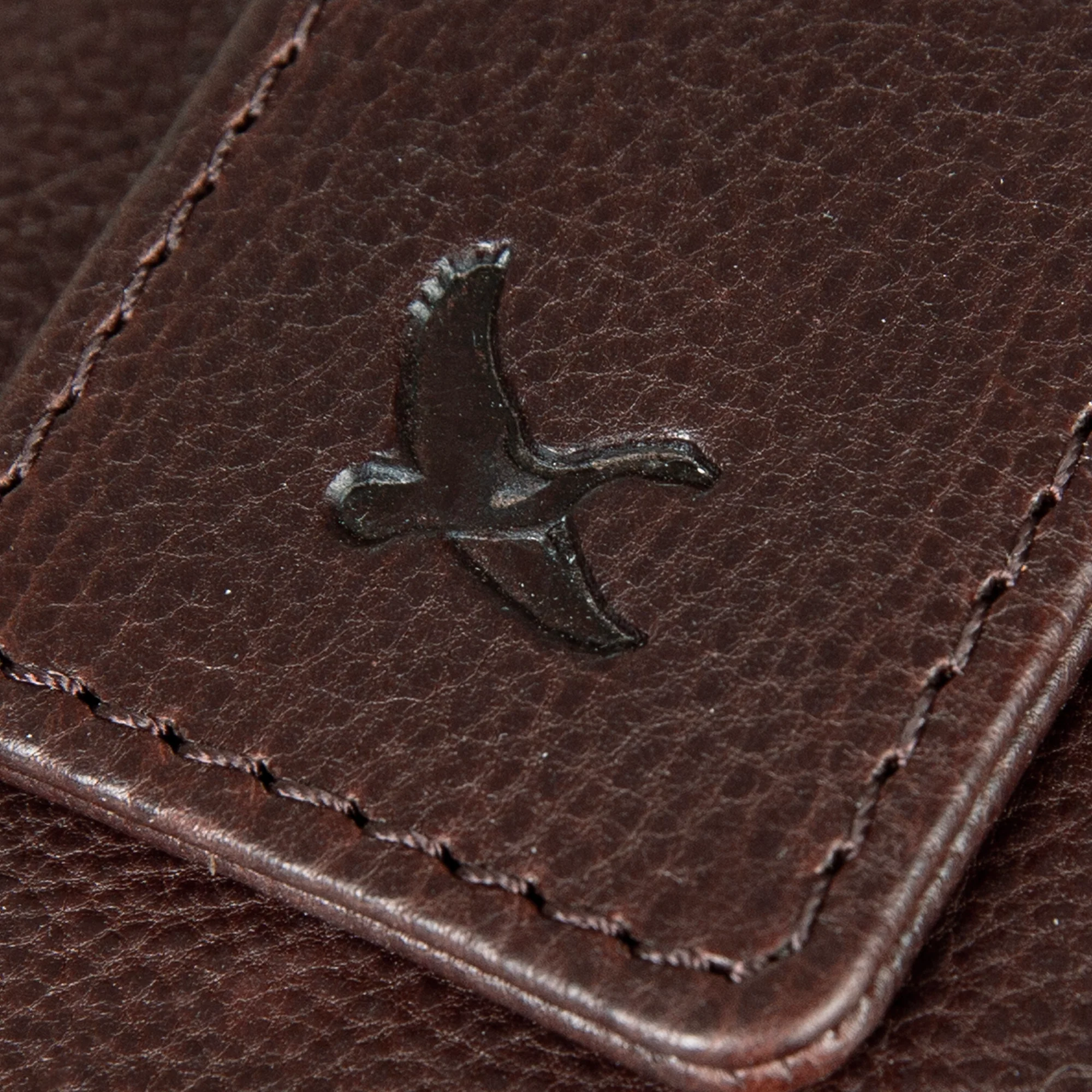 EB Signature Logo Leather Bifold With Money Clip Wallet - Image 10