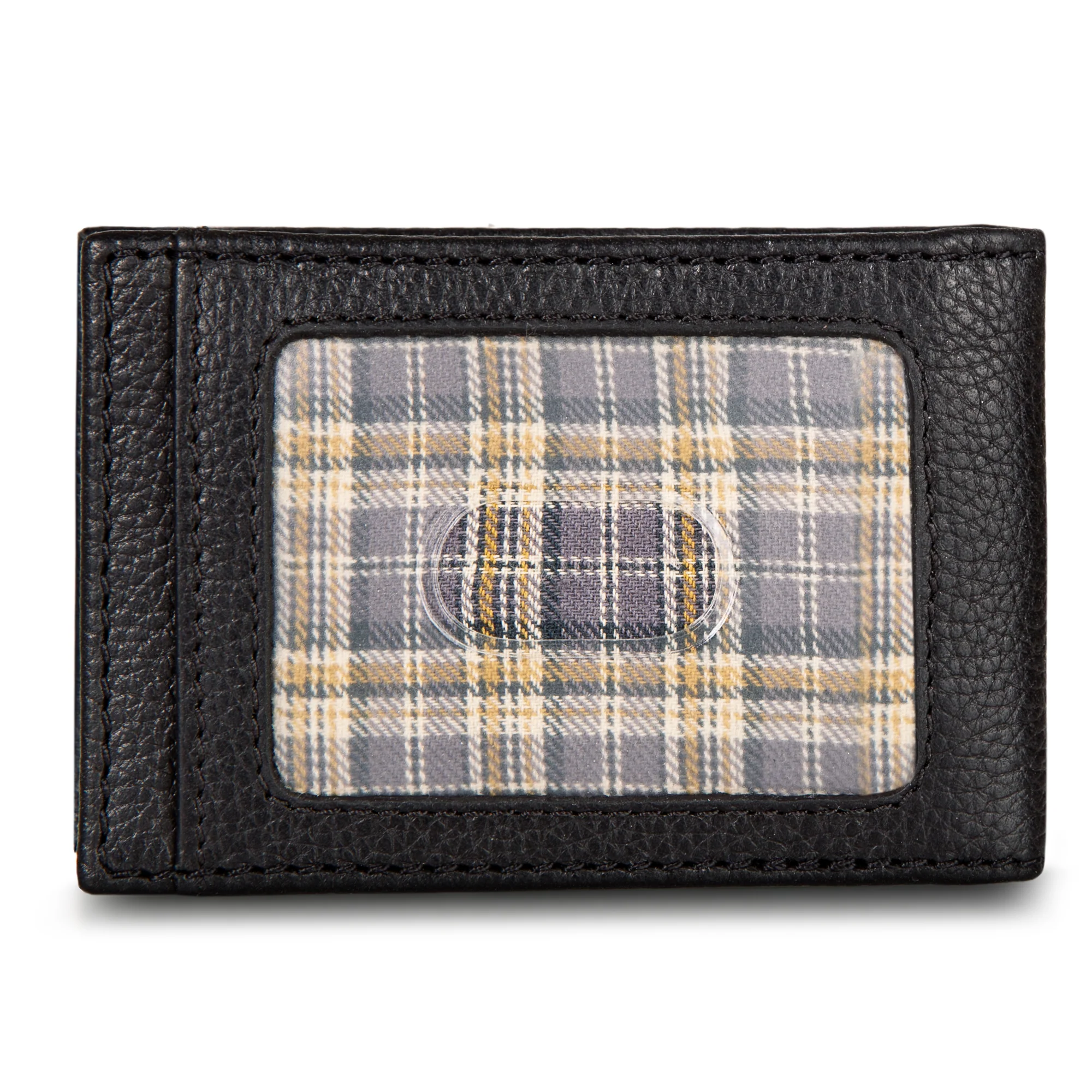 EB Signature Logo Leather Bifold With Money Clip Wallet - Image 4