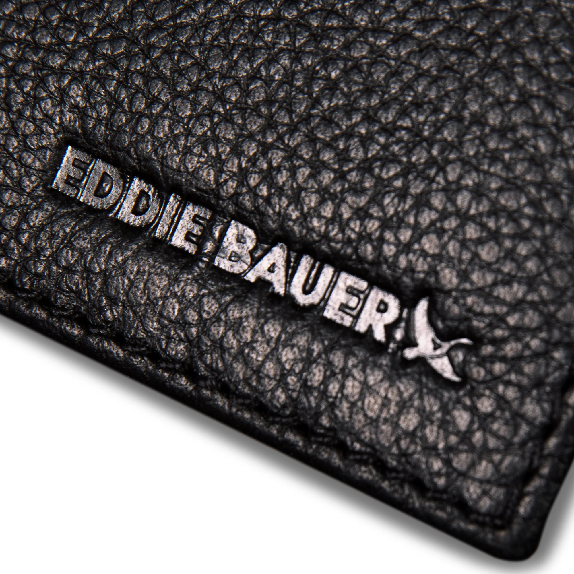 EB Signature Logo Leather Bifold With Money Clip Wallet - Image 7