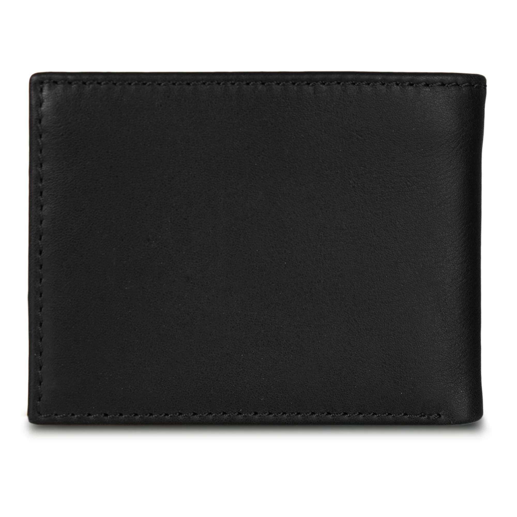 EB Signature Logo Leather Flip Id Bifold Wallet - Image 4