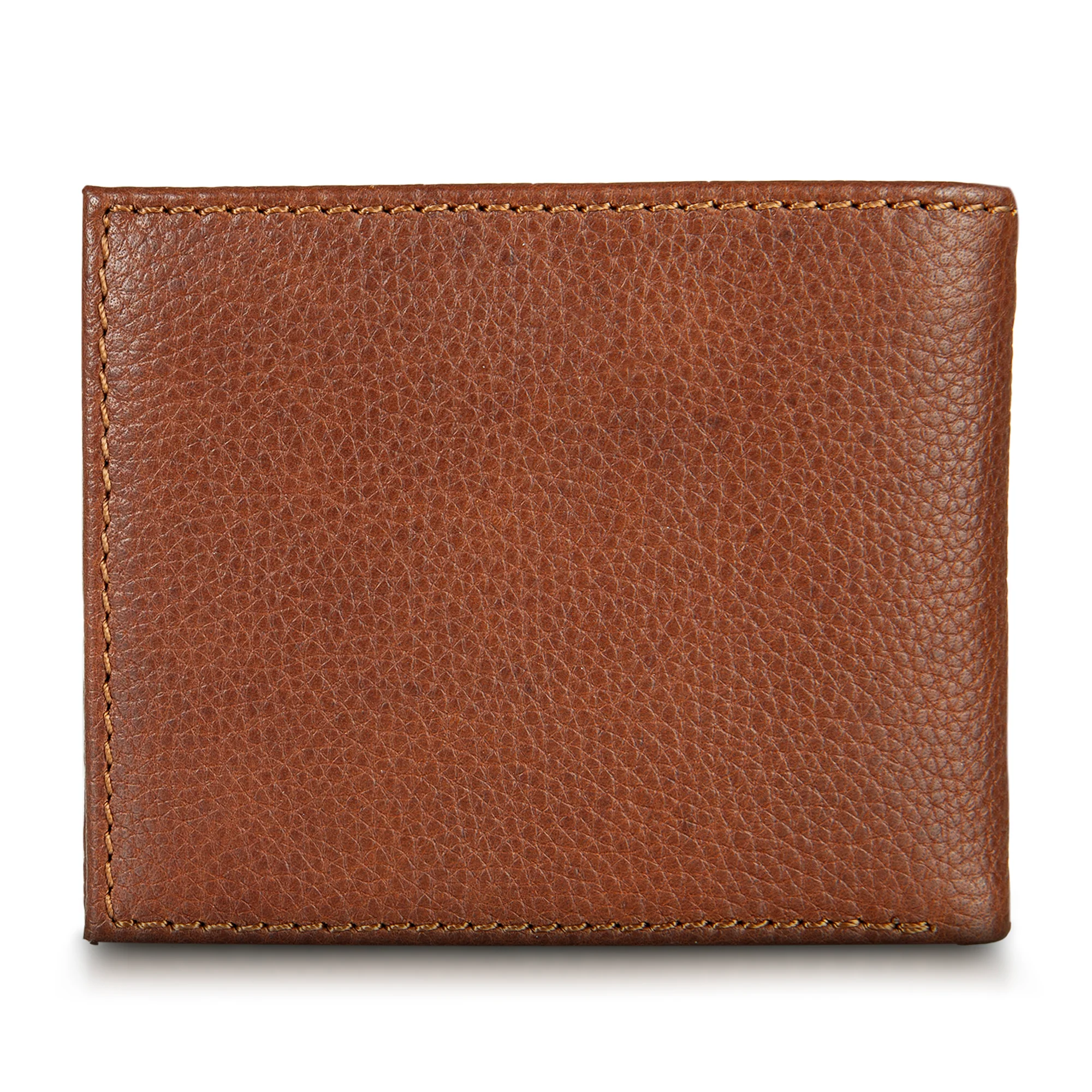 EB Signature Logo Leather Flip Id Bifold Wallet - Image 6