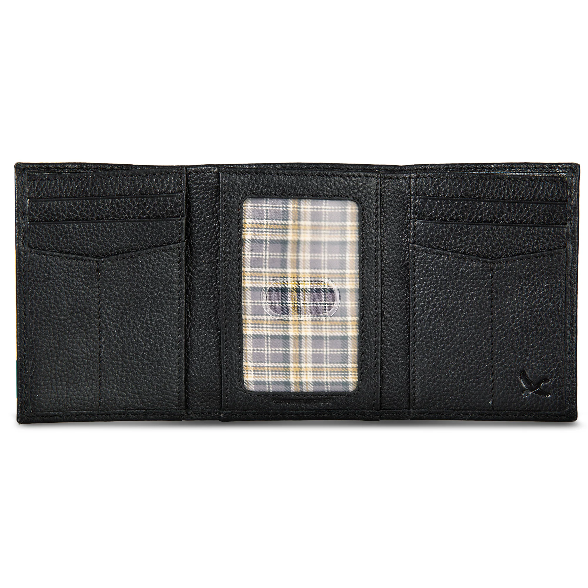 EB Signature Logo Leather Trifold Wallet - Image 12