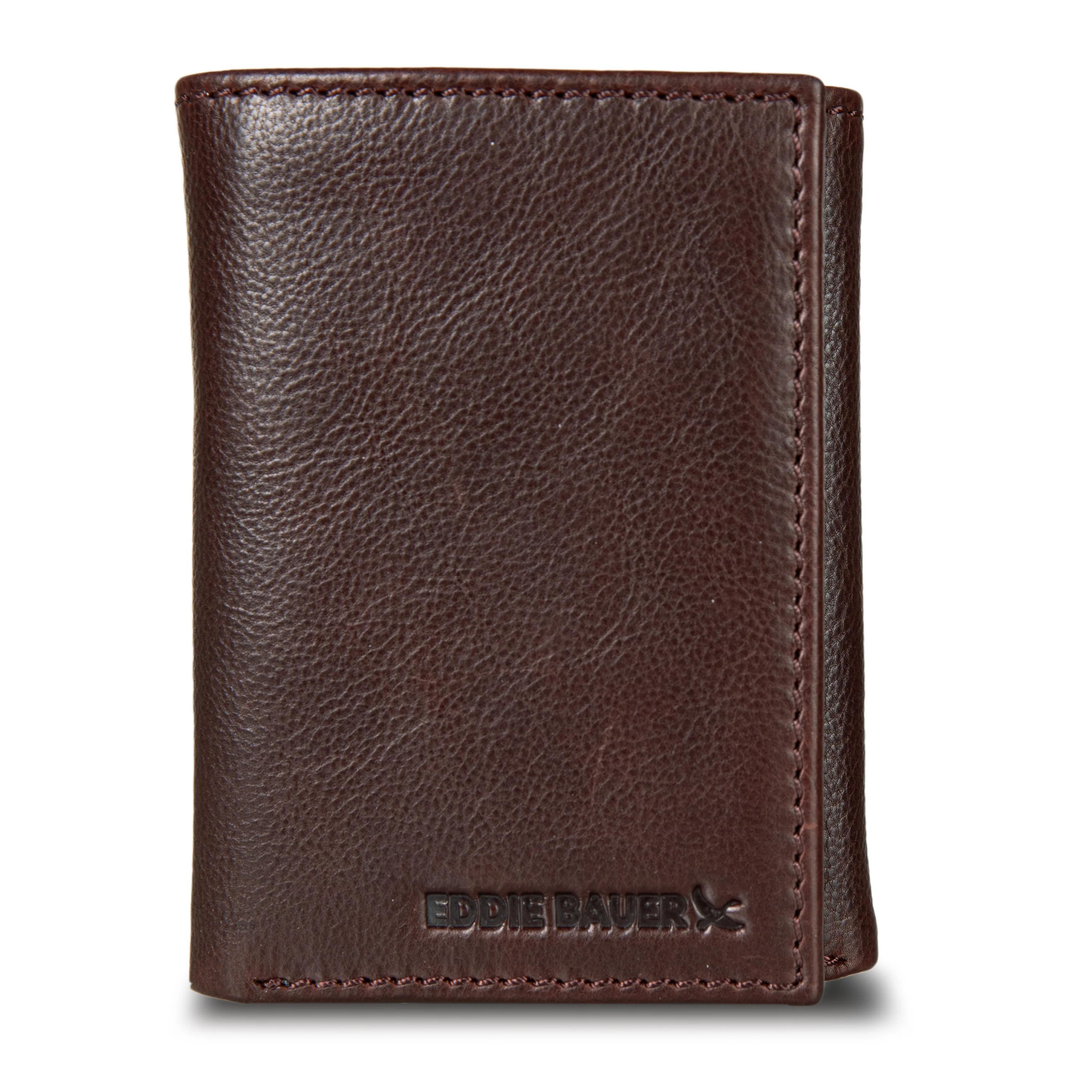 EB Signature Logo Leather Trifold Wallet - Image 2