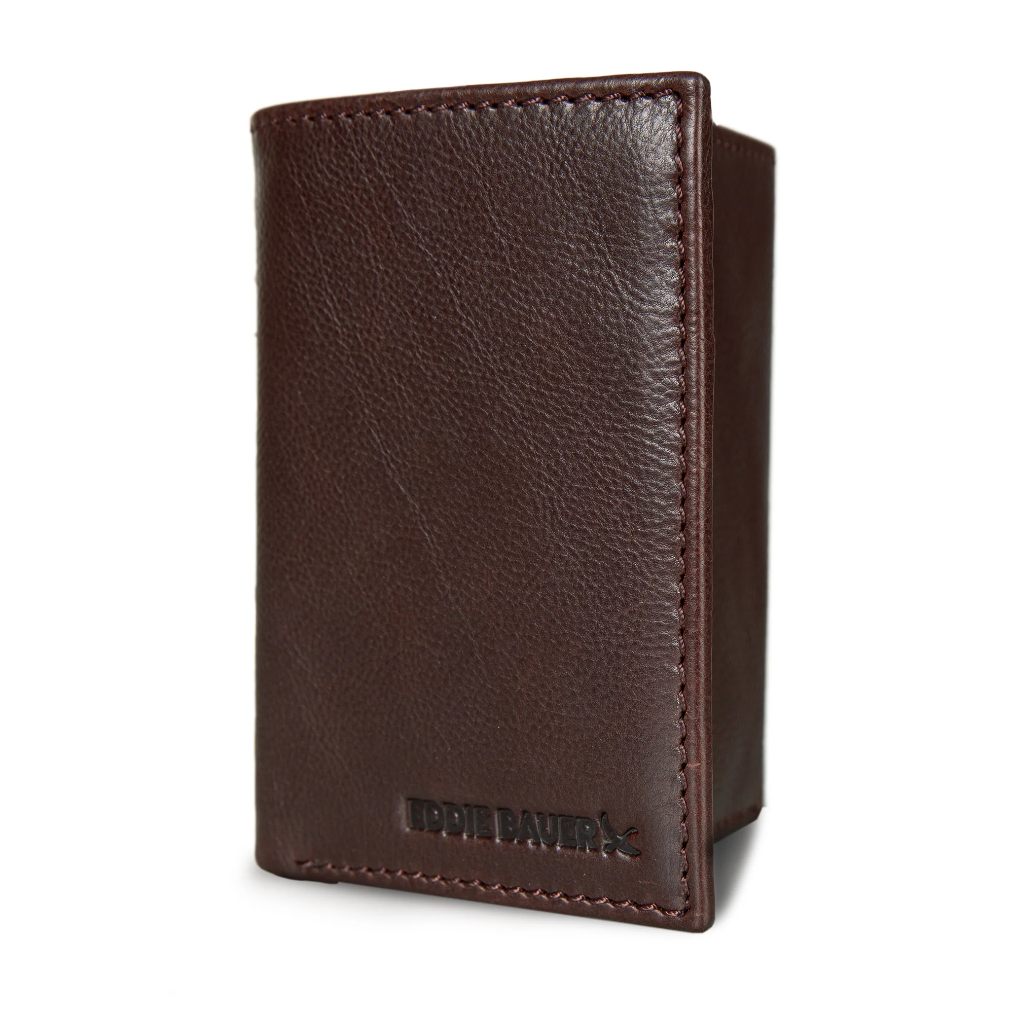 EB Signature Logo Leather Trifold Wallet - Image 25