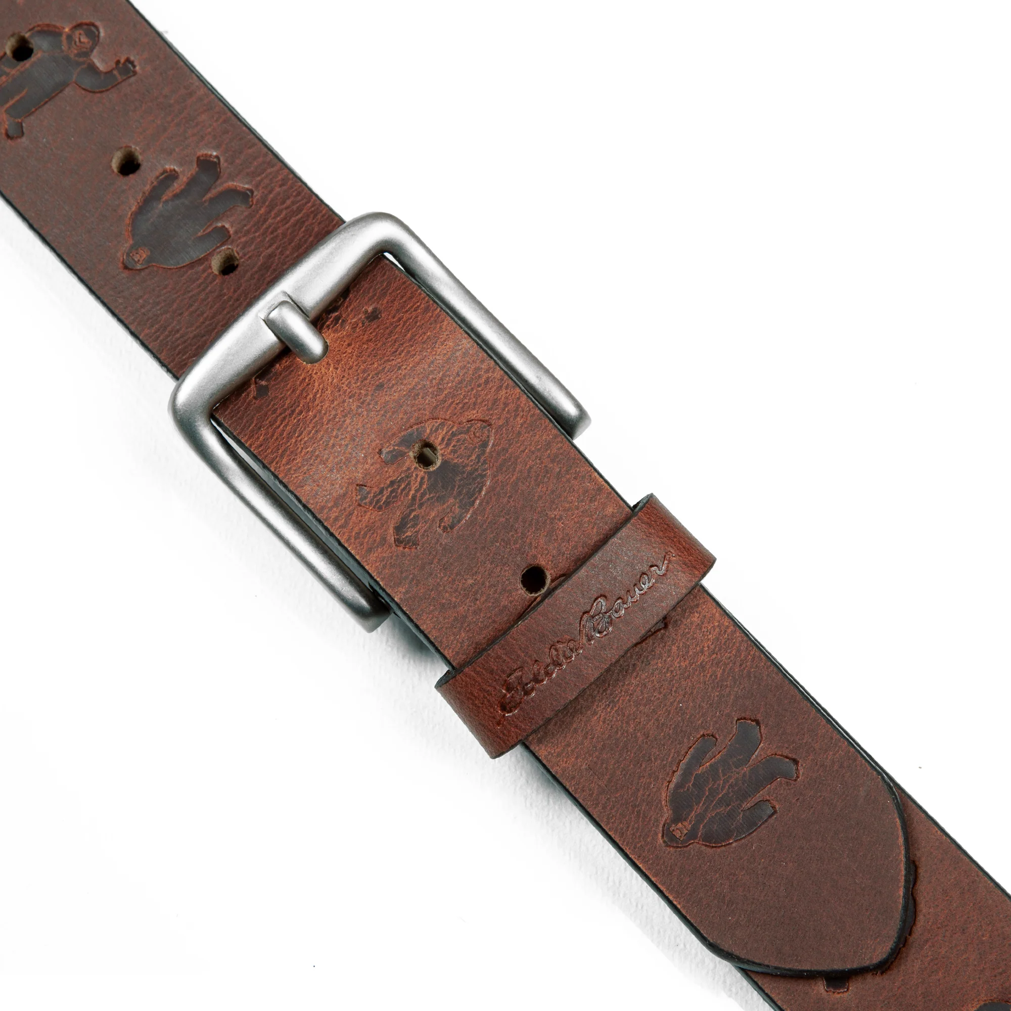Embossed Sasquatch Harness Leather Belt - Image 5