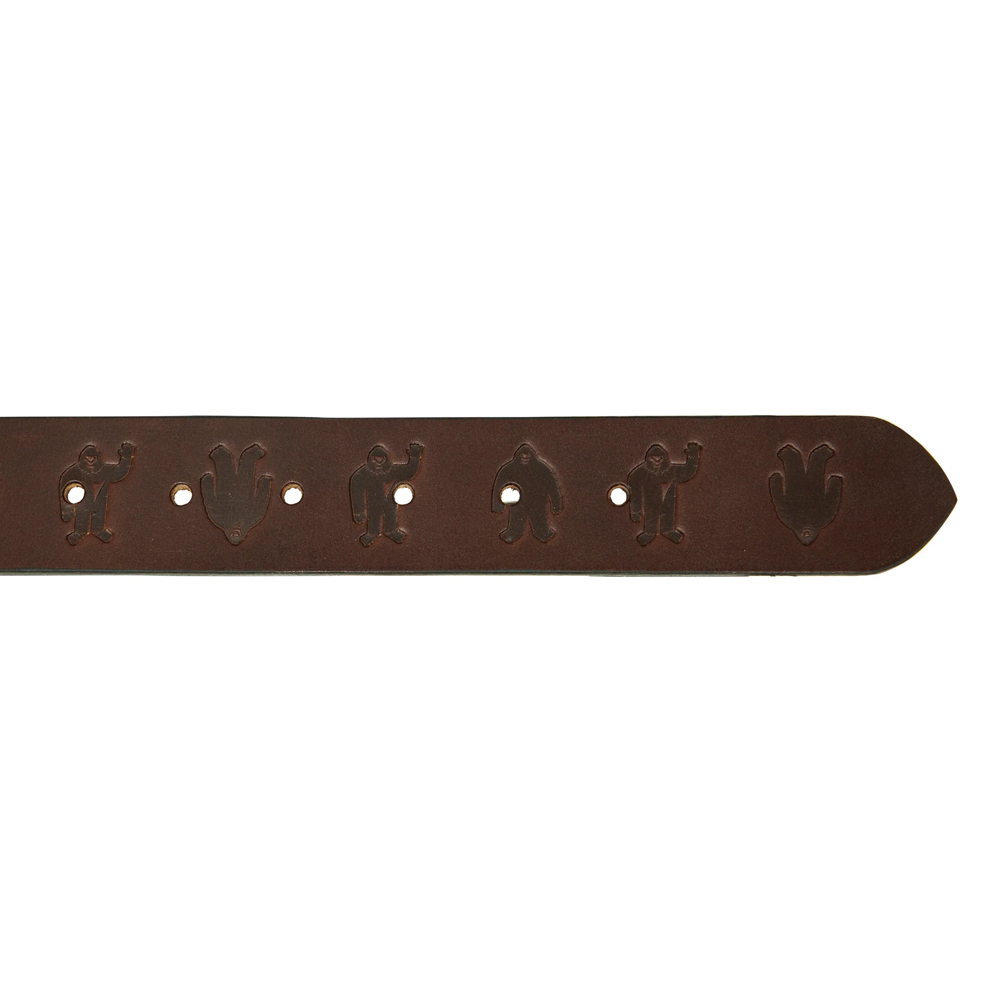 Embossed Sasquatch Harness Leather Belt - Image 7