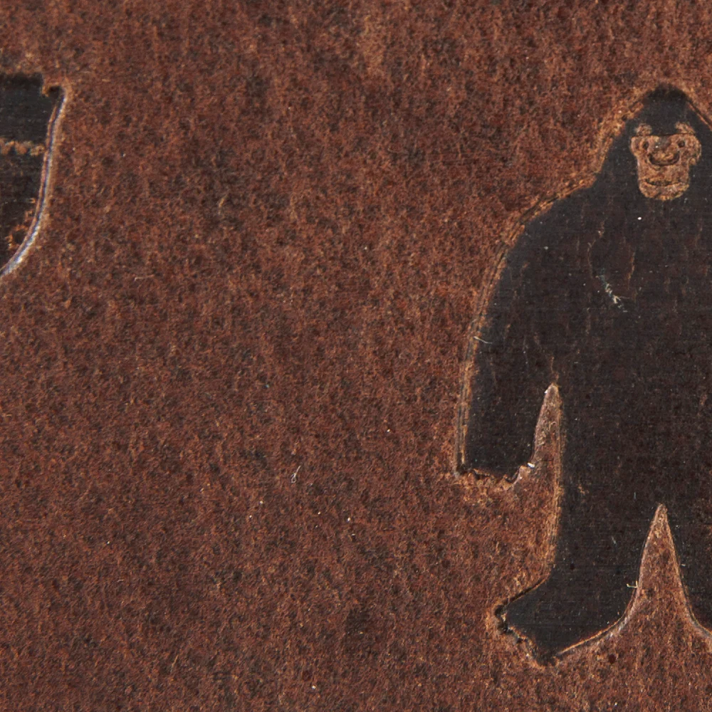 Embossed Sasquatch Harness Leather Belt - Image 8