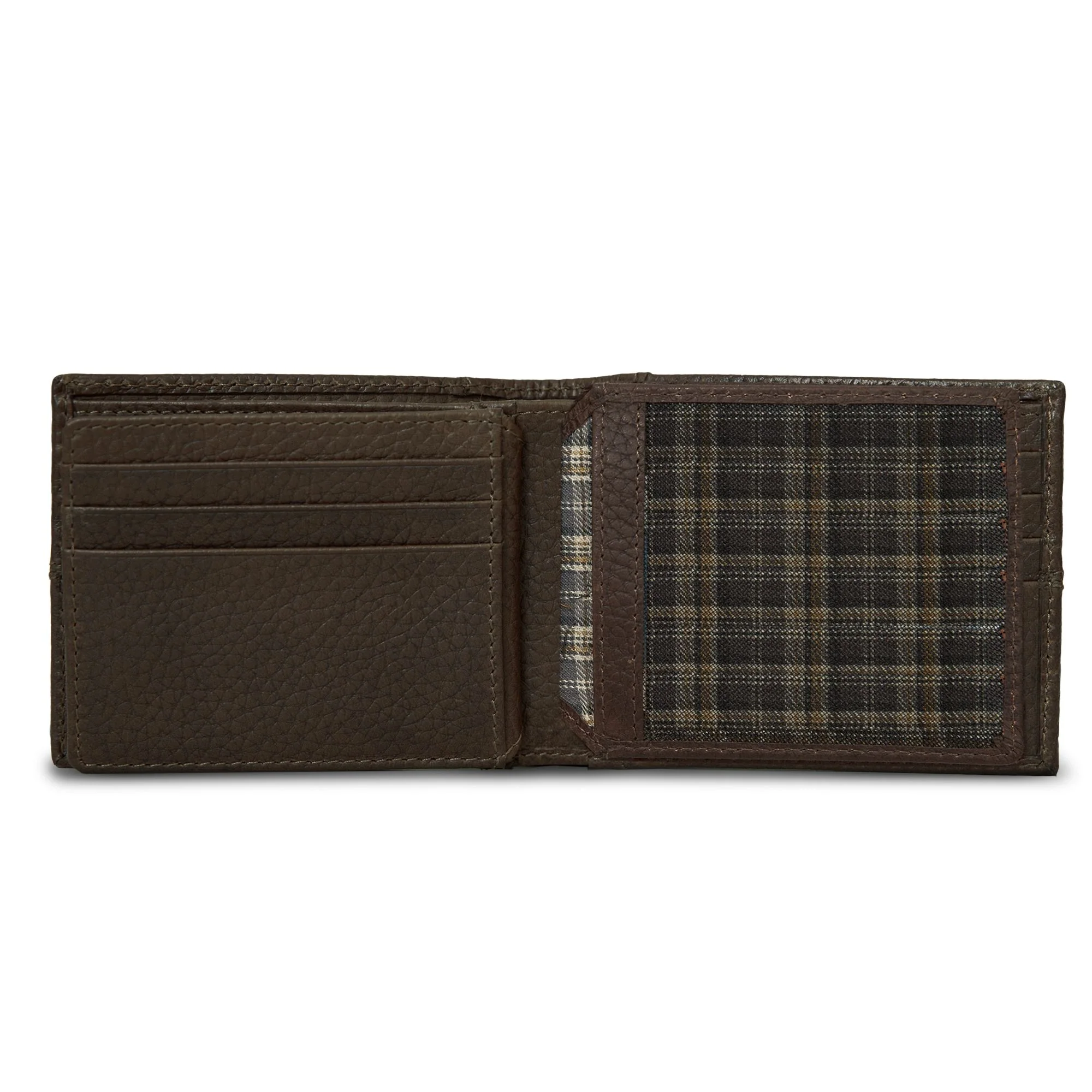 Extra Capacity Rugged Leather Bifold With Flip Id - Image 10