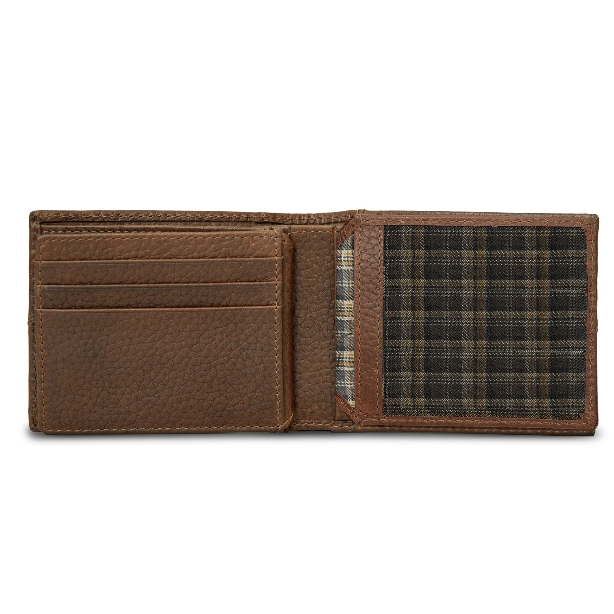 Extra Capacity Rugged Leather Bifold With Flip Id - Image 11
