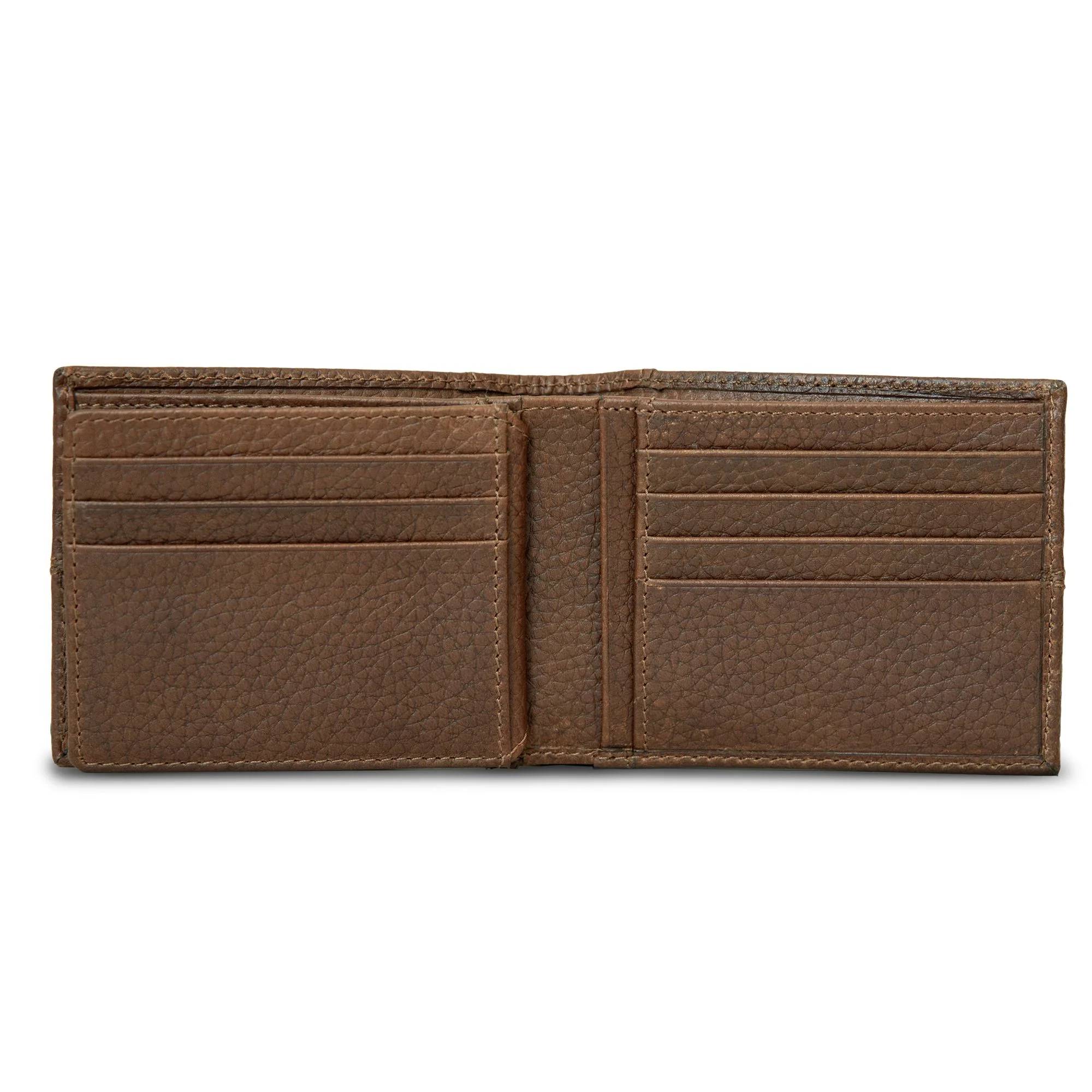 Extra Capacity Rugged Leather Bifold With Flip Id - Image 14