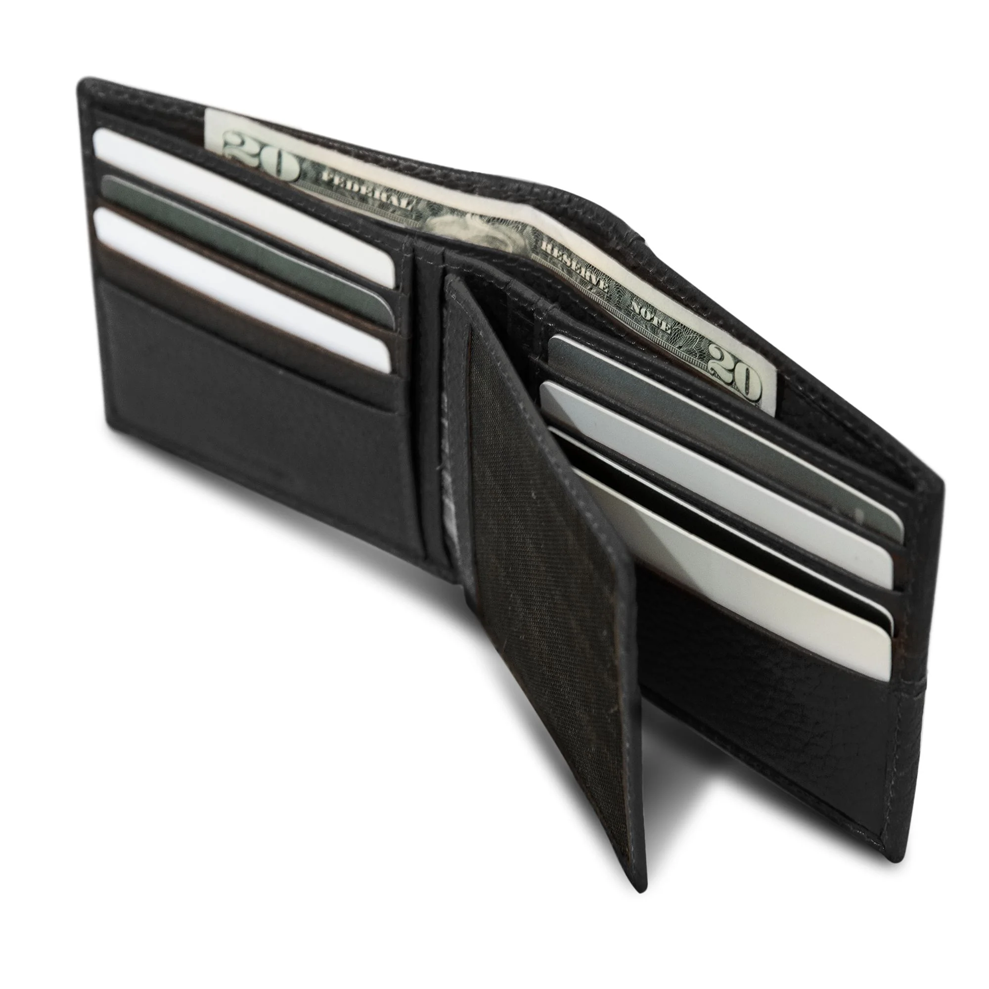 Extra Capacity Rugged Leather Bifold With Flip Id - Image 21