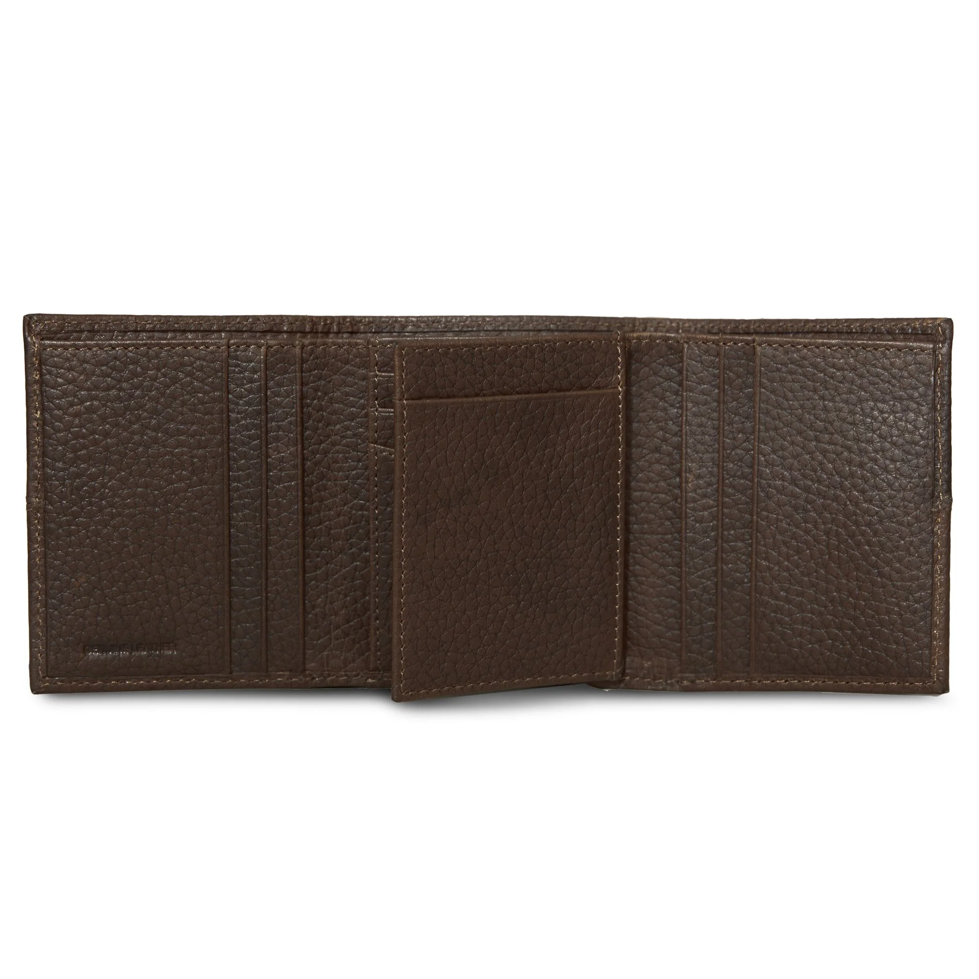 Extra Capacity Rugged Leather Trifold With Flip Id - Image 14