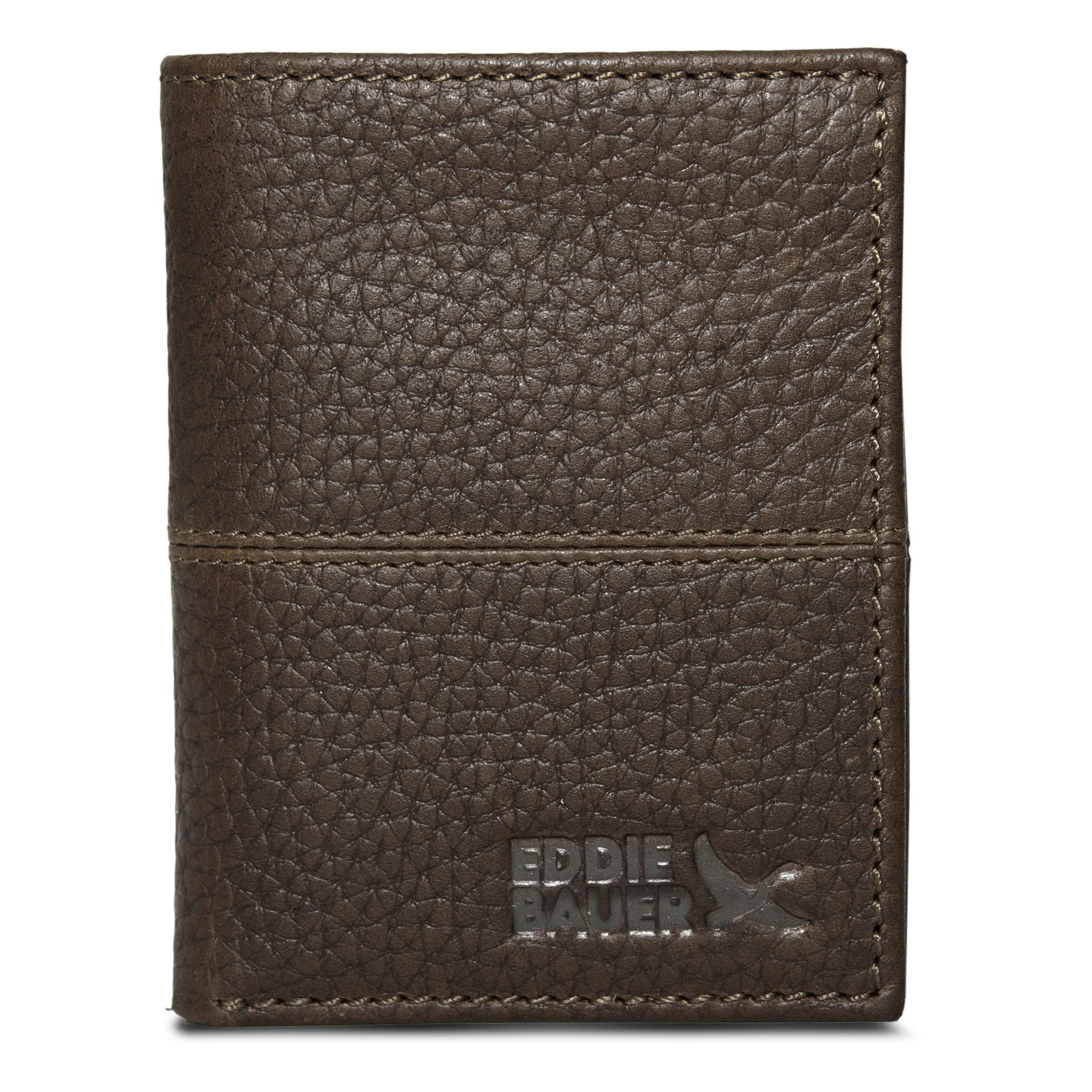 Extra Capacity Rugged Leather Trifold With Flip Id - Image 2