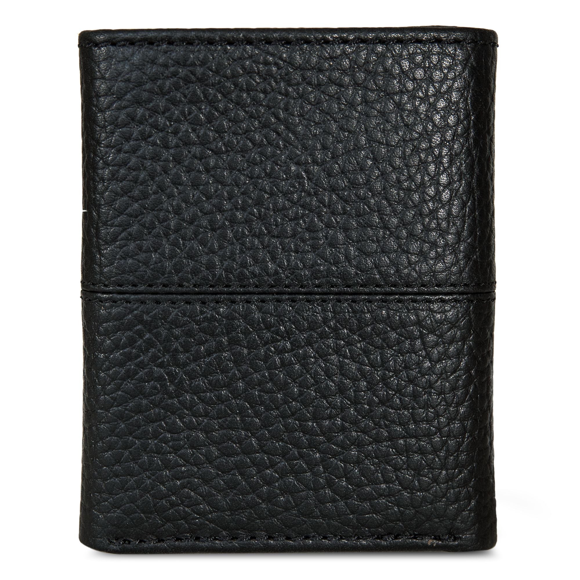 Extra Capacity Rugged Leather Trifold With Flip Id - Image 4