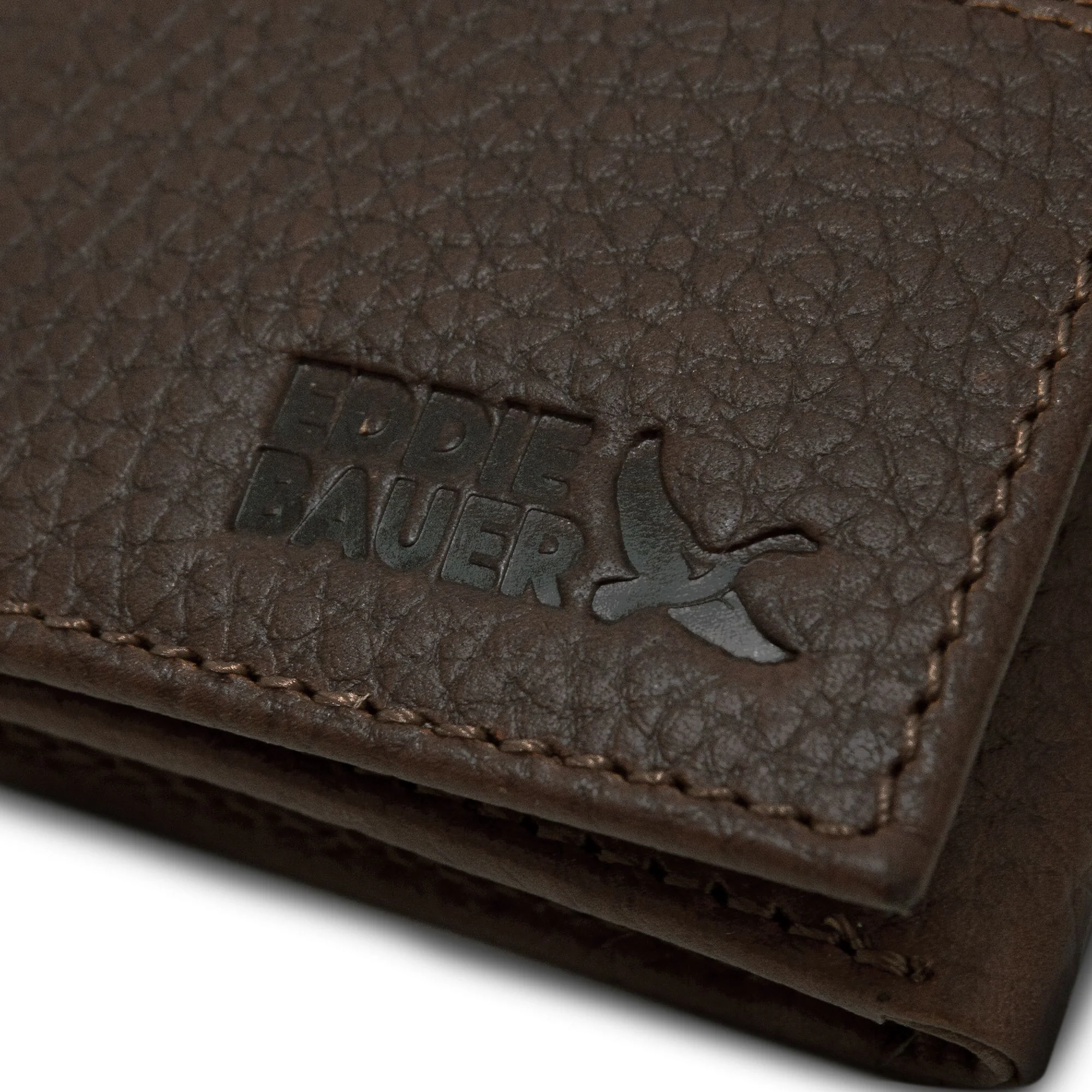 Extra Capacity Rugged Leather Trifold With Flip Id - Image 8