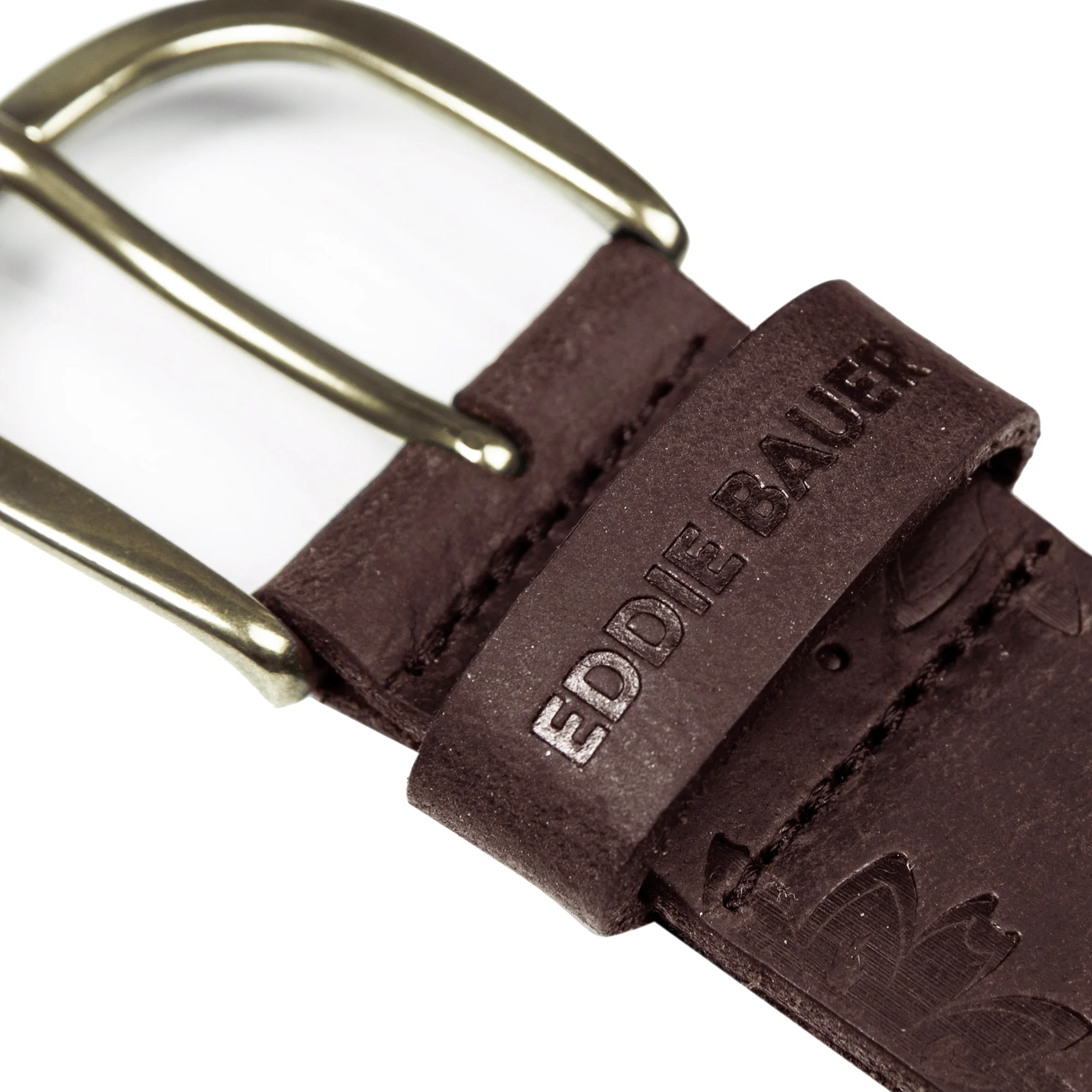 Floral Tooled Leather Belt - Image 3