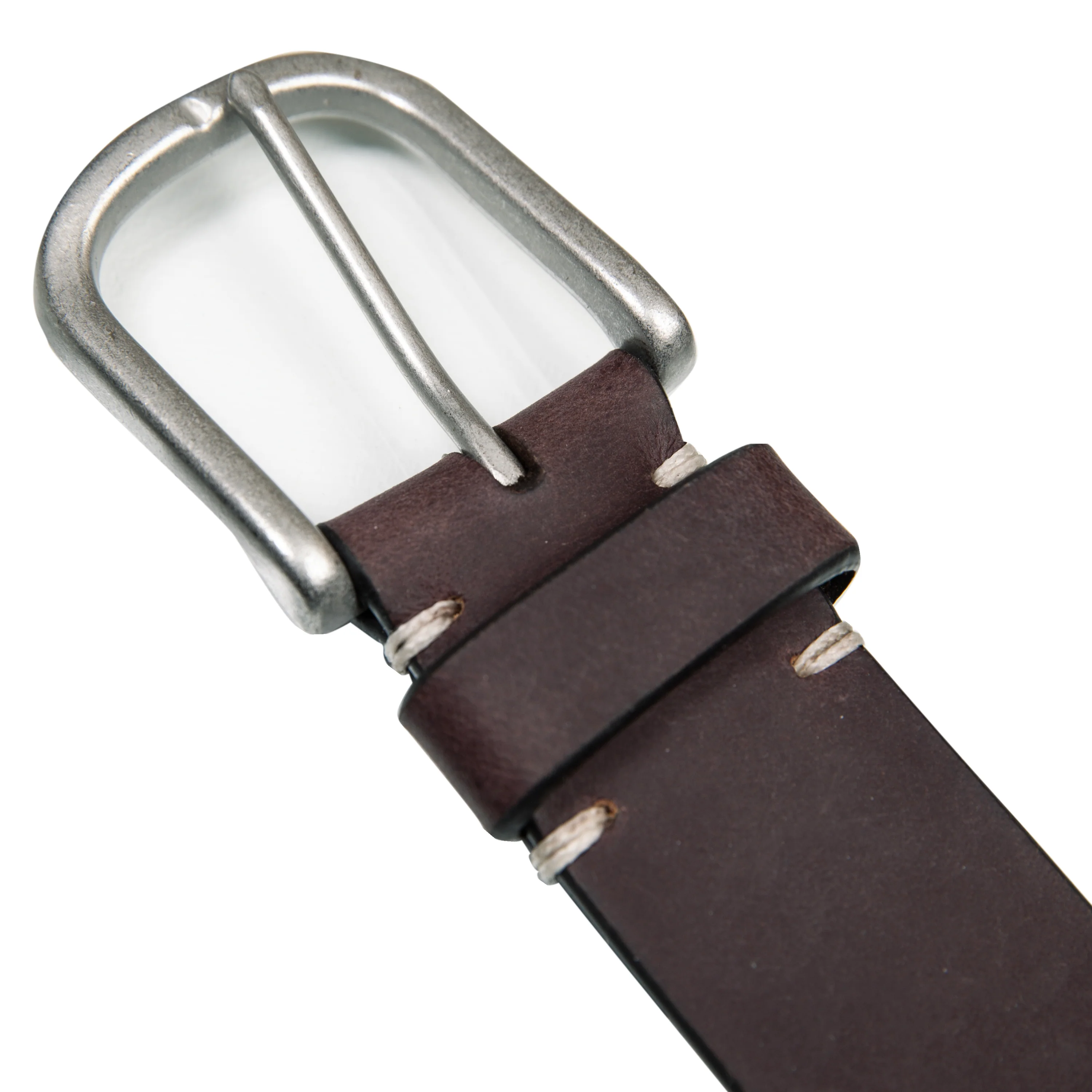 Hand Tacked Leather Jean Belt - Image 8