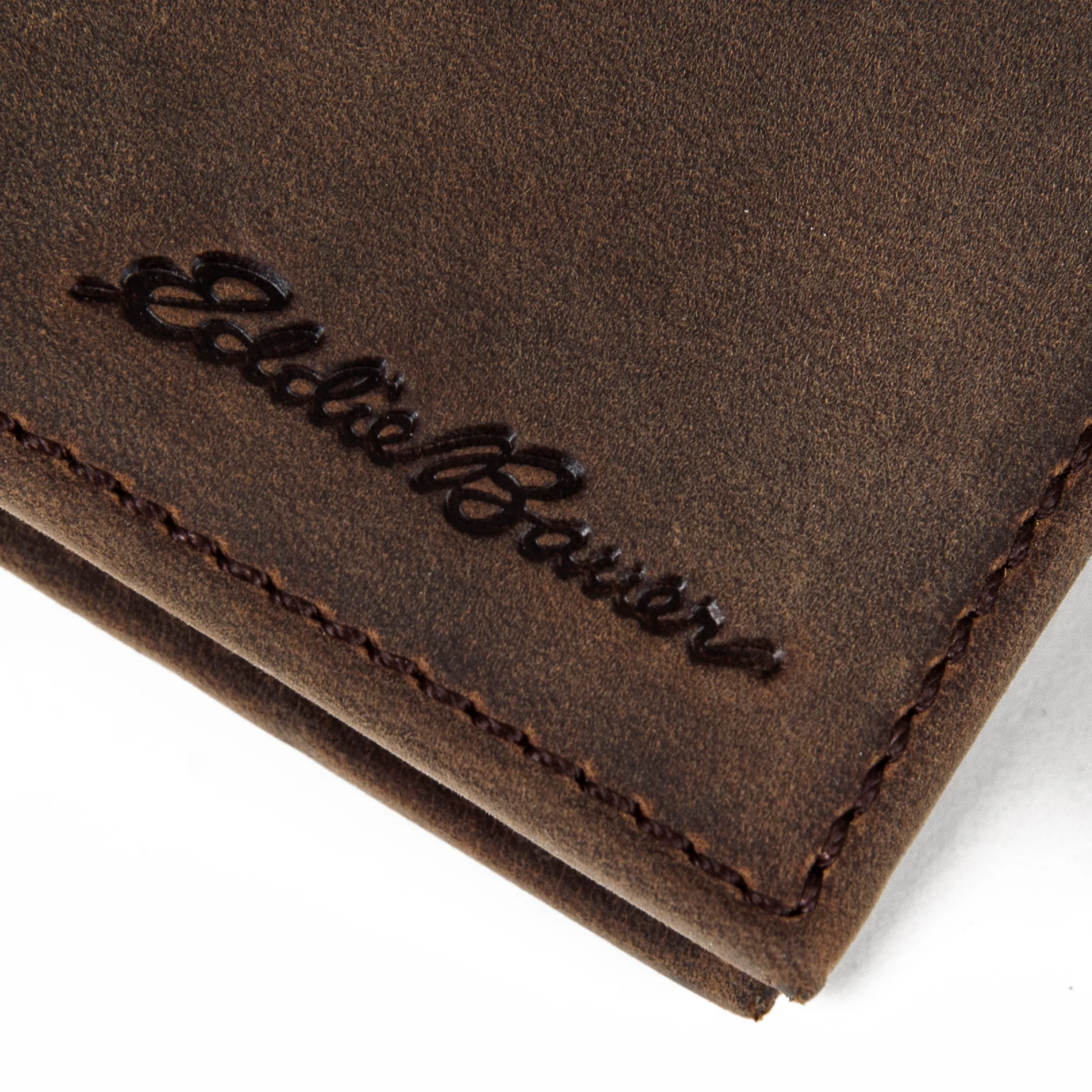 Leather Removable Passcase Wallet With Embossed Sasquatch - Image 3