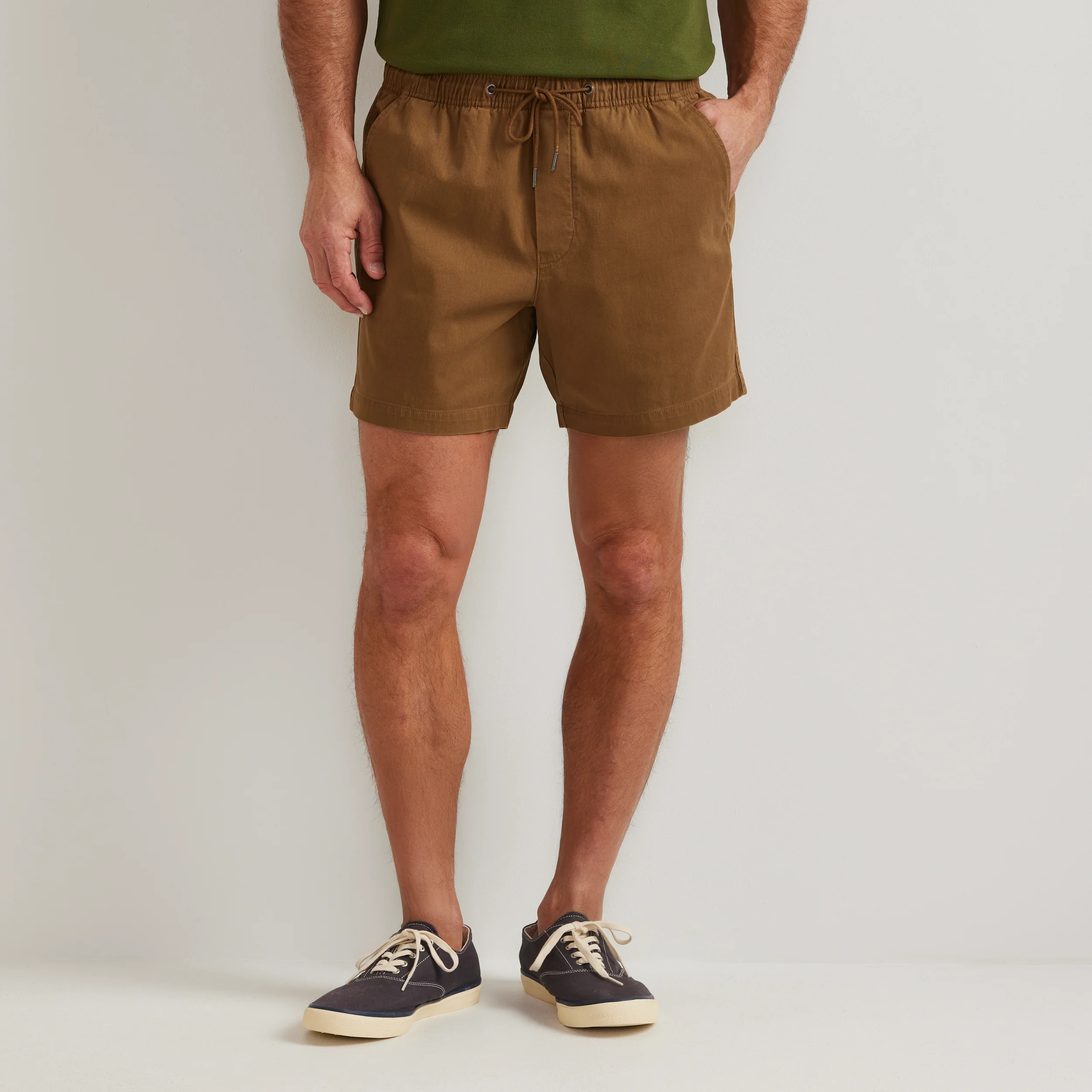 Men's Pull On Twill Shorts - Image 4