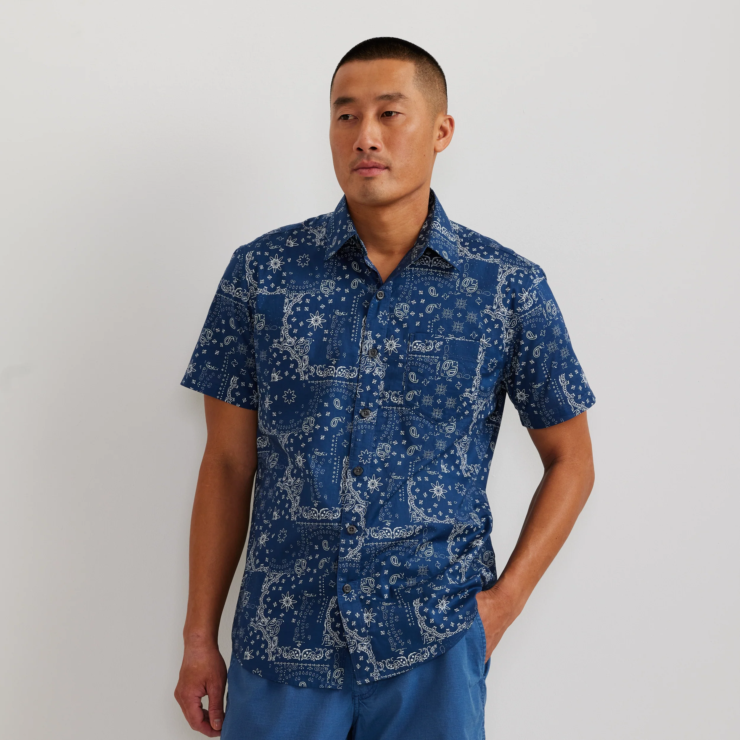 Men's Baja Short-Sleeve Shirt - Print - Image 10