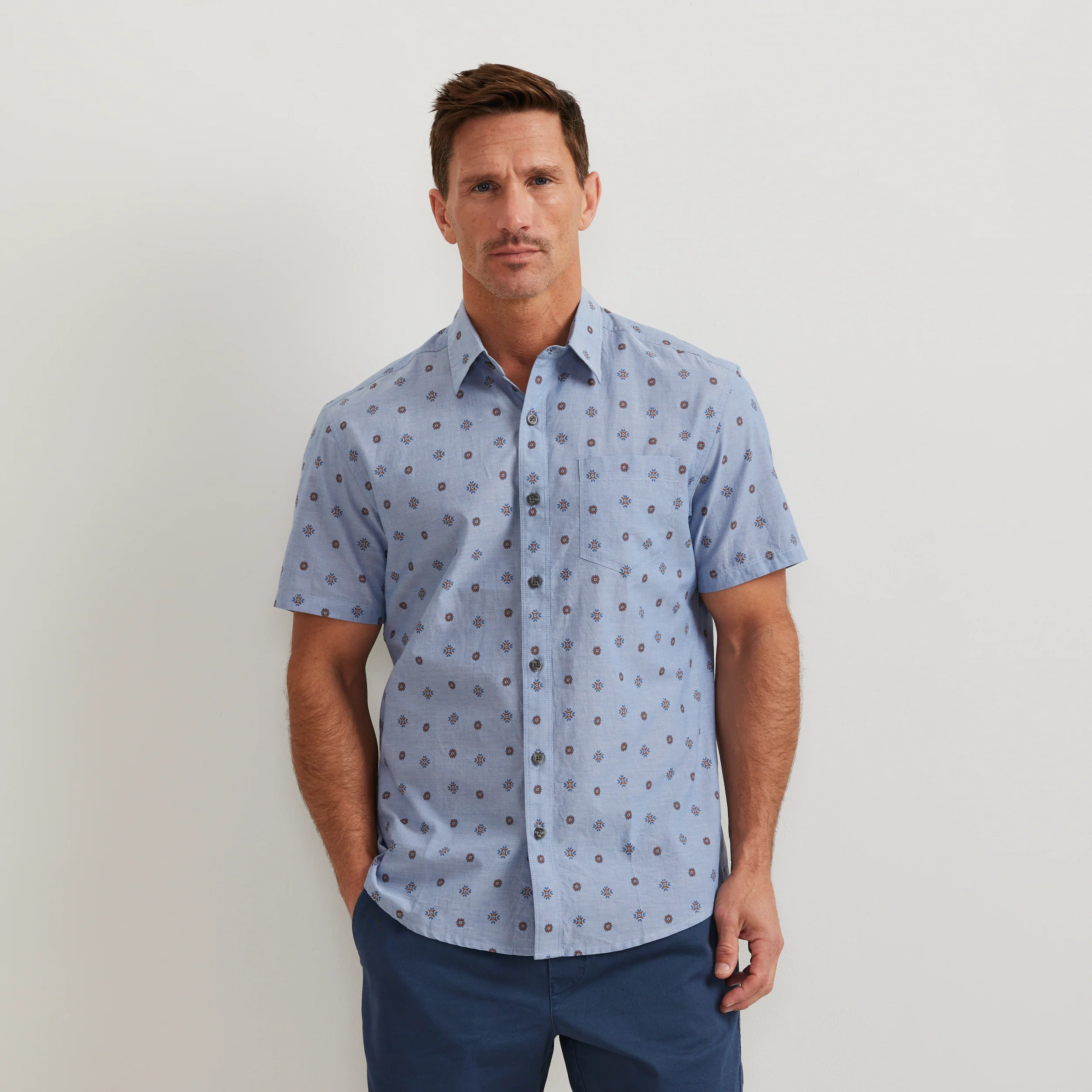 Men's Baja Short-Sleeve Shirt - Print - Image 6