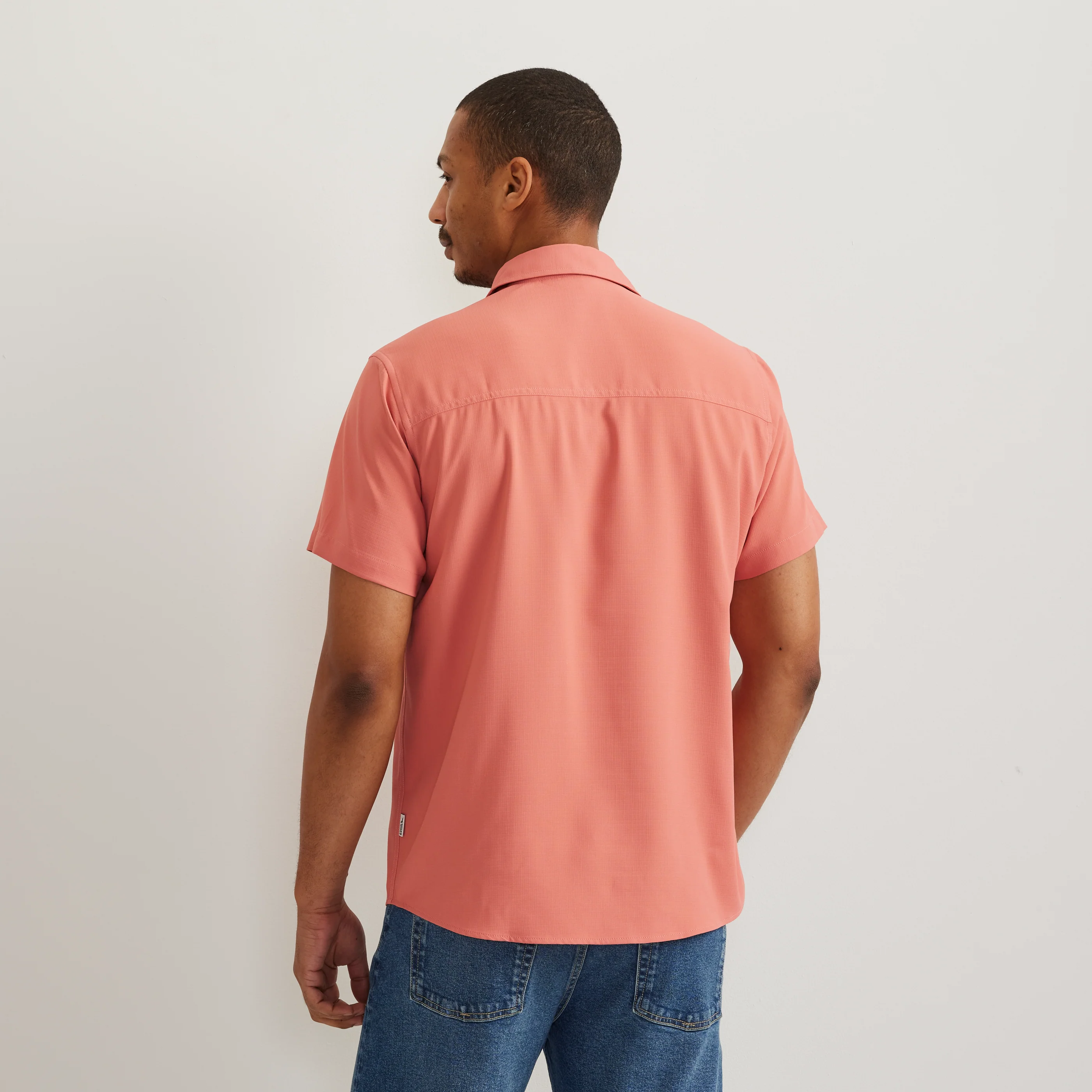 Men's Short Sleeve Destination Shirt-Solid - Image 6