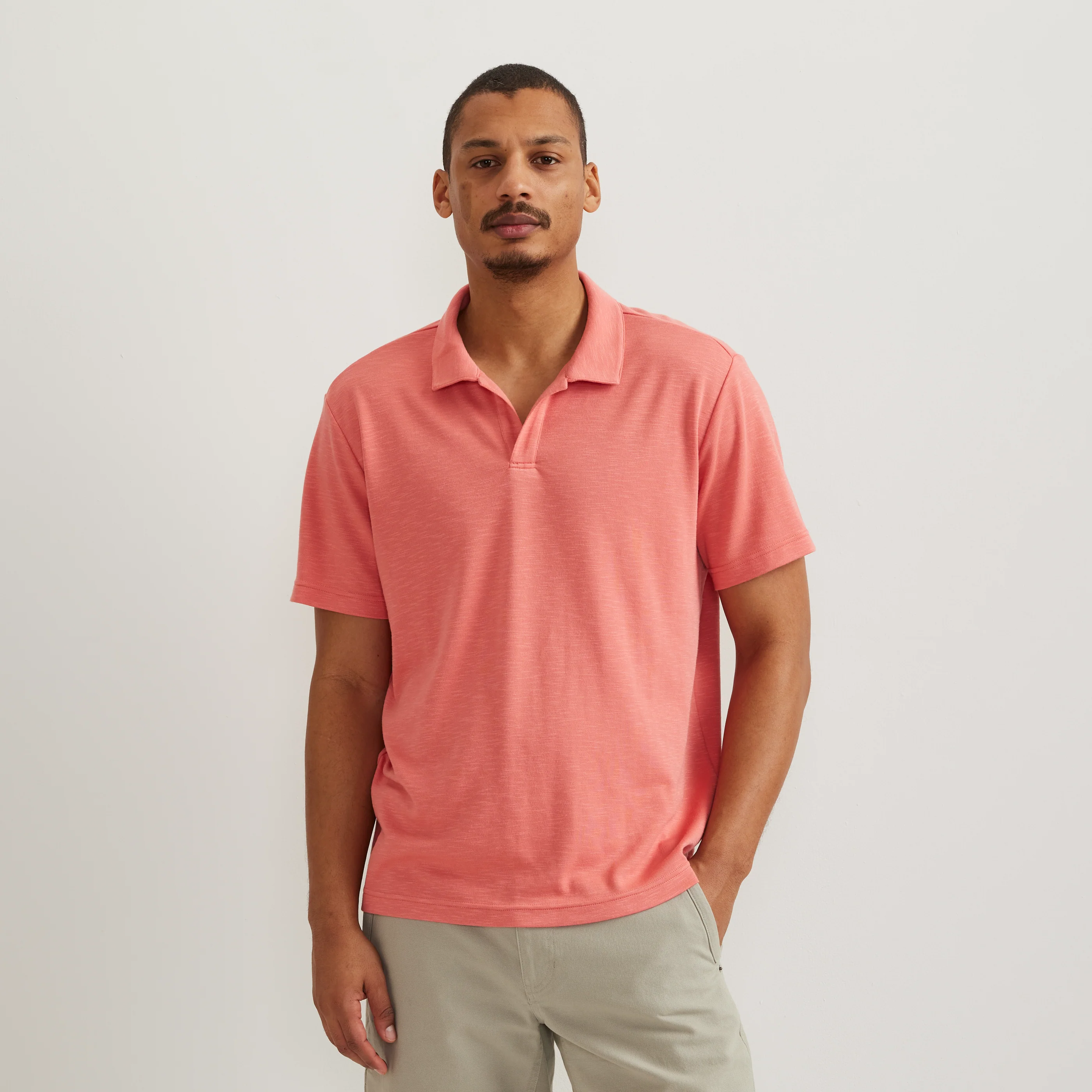 Men's Short Sleeve Journey Modal Polo Shirt - Image 4