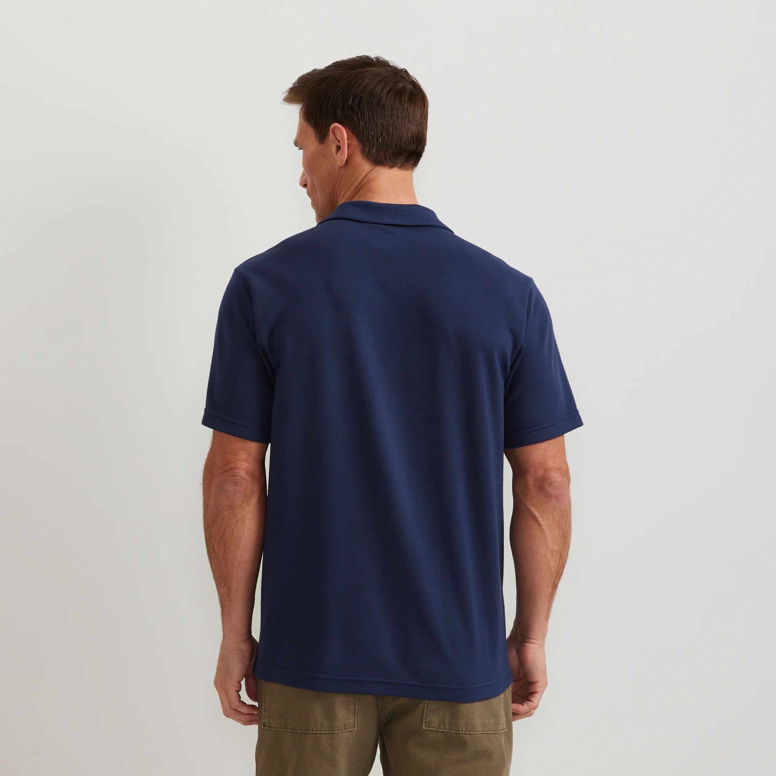 Men's Short Sleeve Journey Modal Polo Shirt - Image 5
